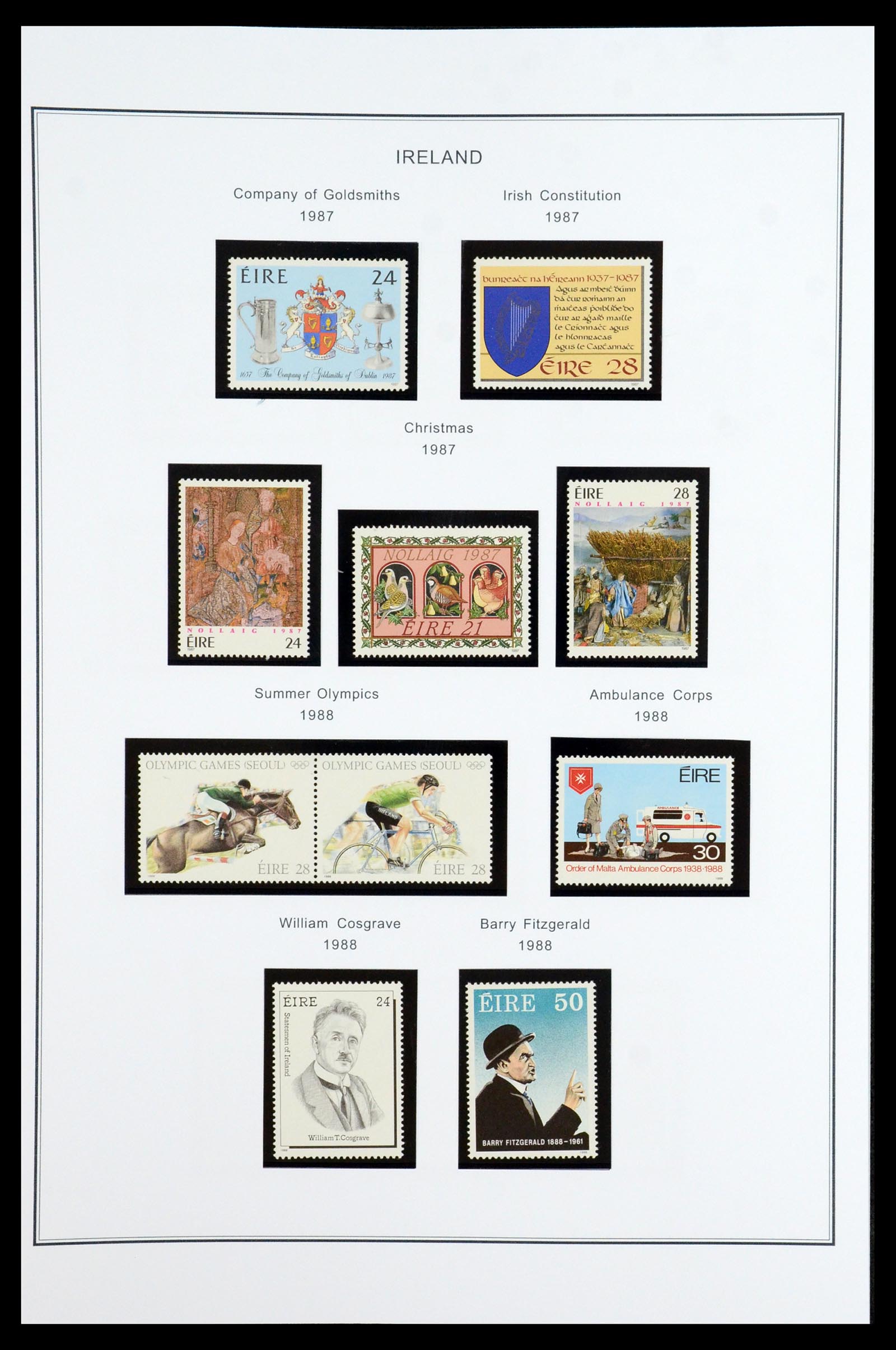 35904 067 - Postzegelverzameling 35904 Ierland 1922-2002.