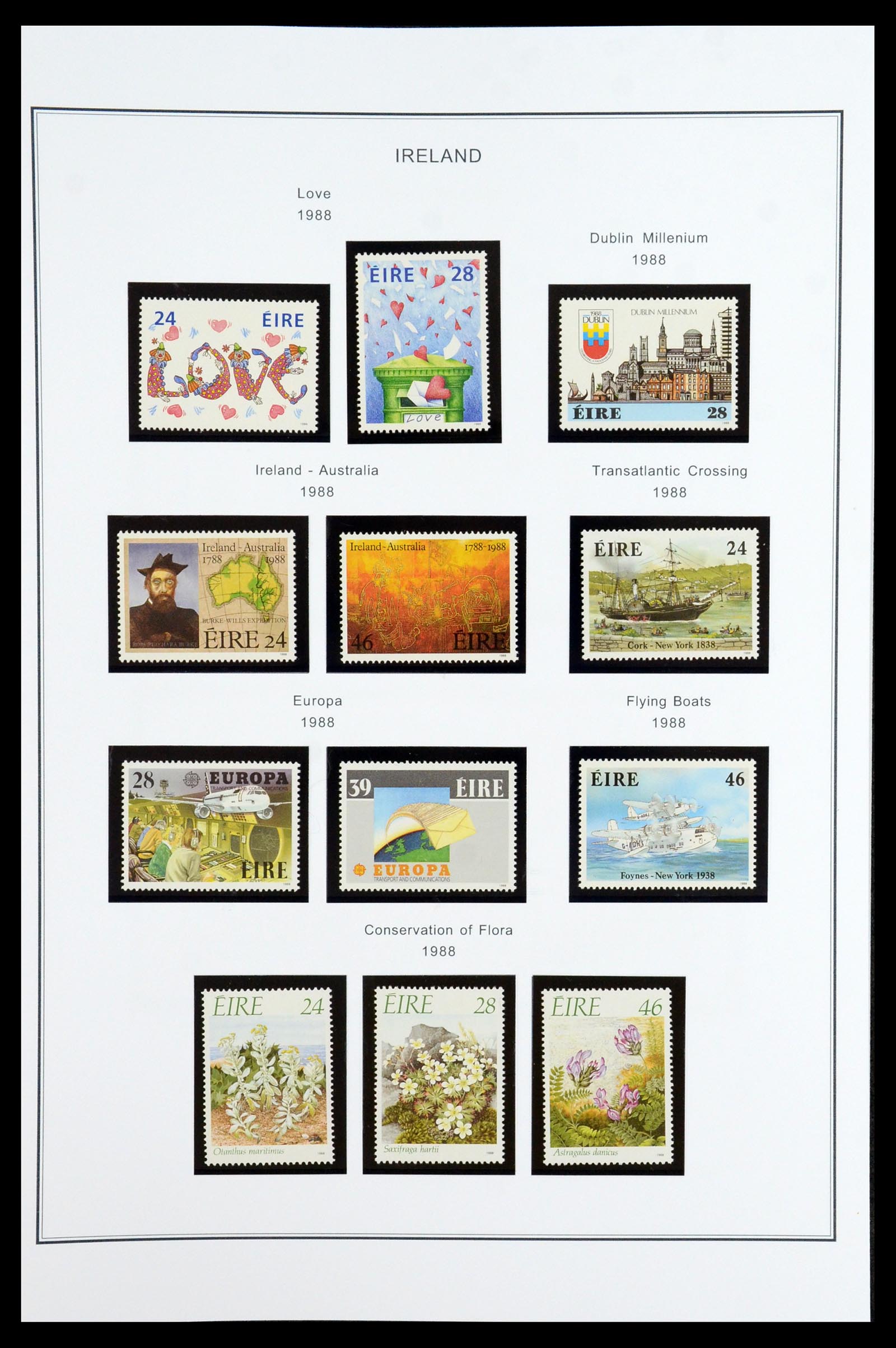 35904 068 - Postzegelverzameling 35904 Ierland 1922-2002.