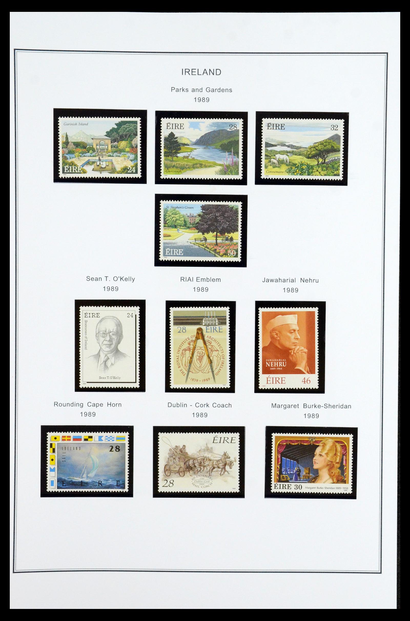 35904 073 - Postzegelverzameling 35904 Ierland 1922-2002.