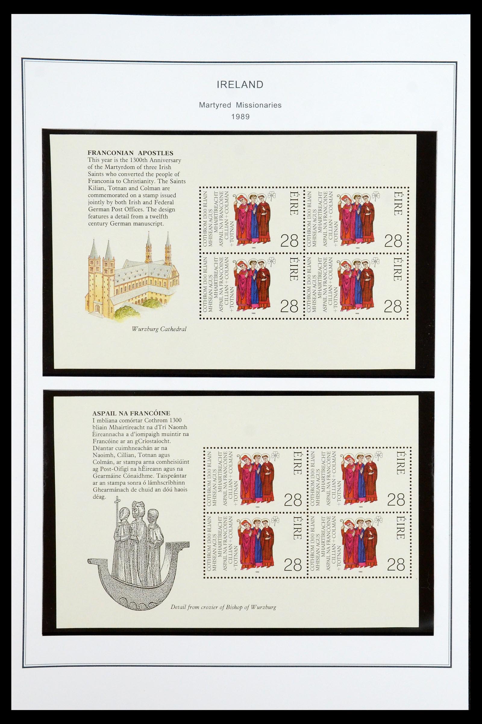 35904 076 - Postzegelverzameling 35904 Ierland 1922-2002.