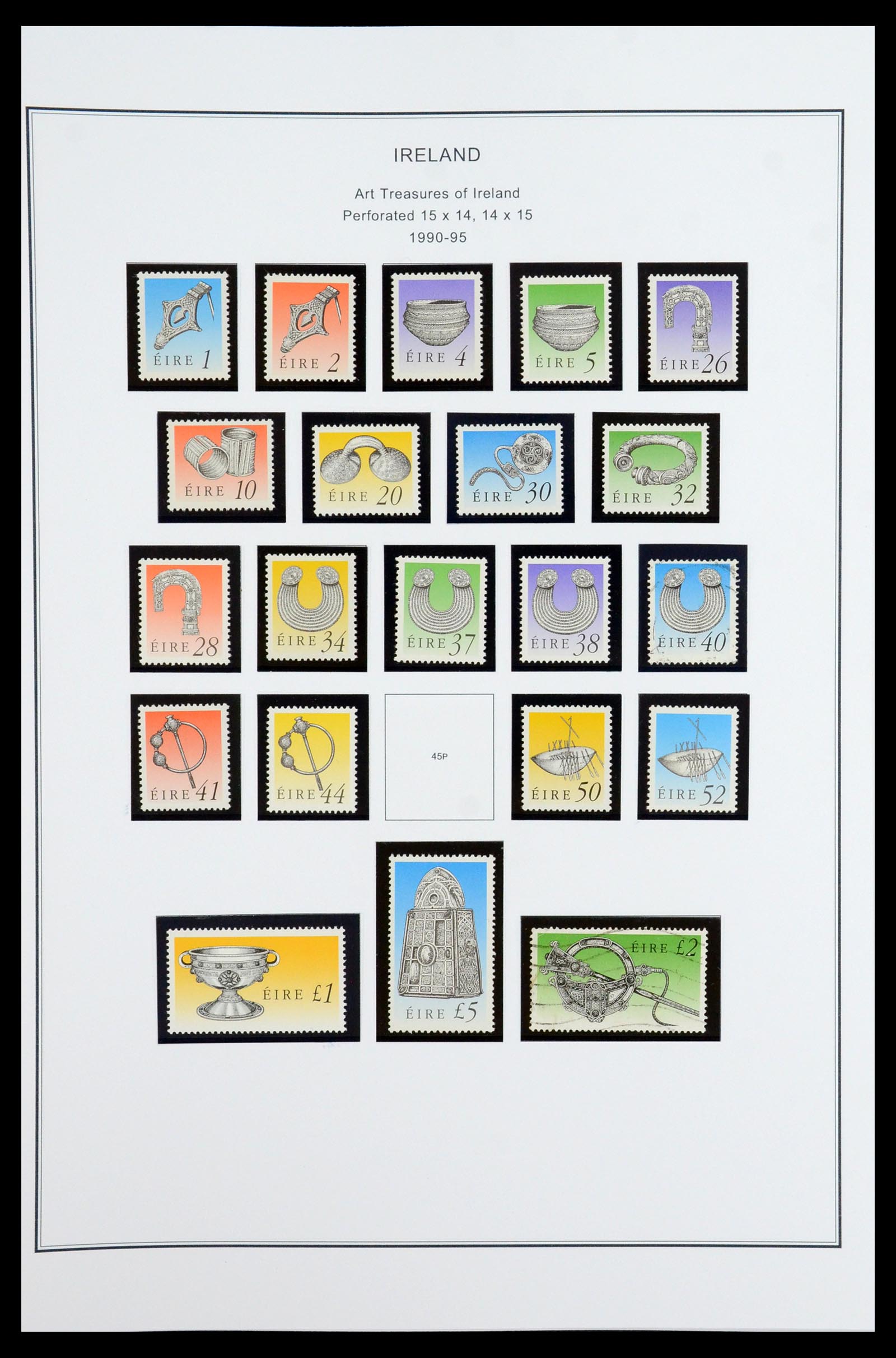 35904 078 - Postzegelverzameling 35904 Ierland 1922-2002.