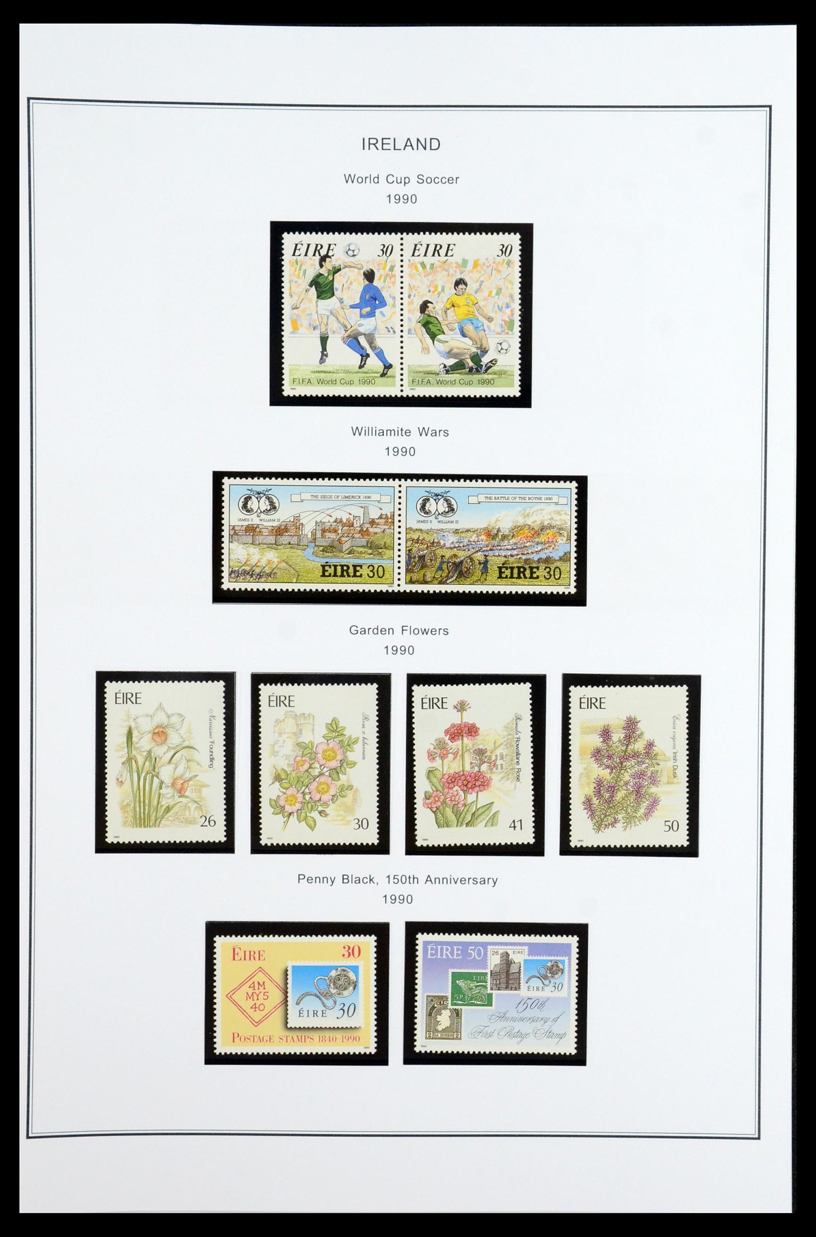 35904 081 - Postzegelverzameling 35904 Ierland 1922-2002.