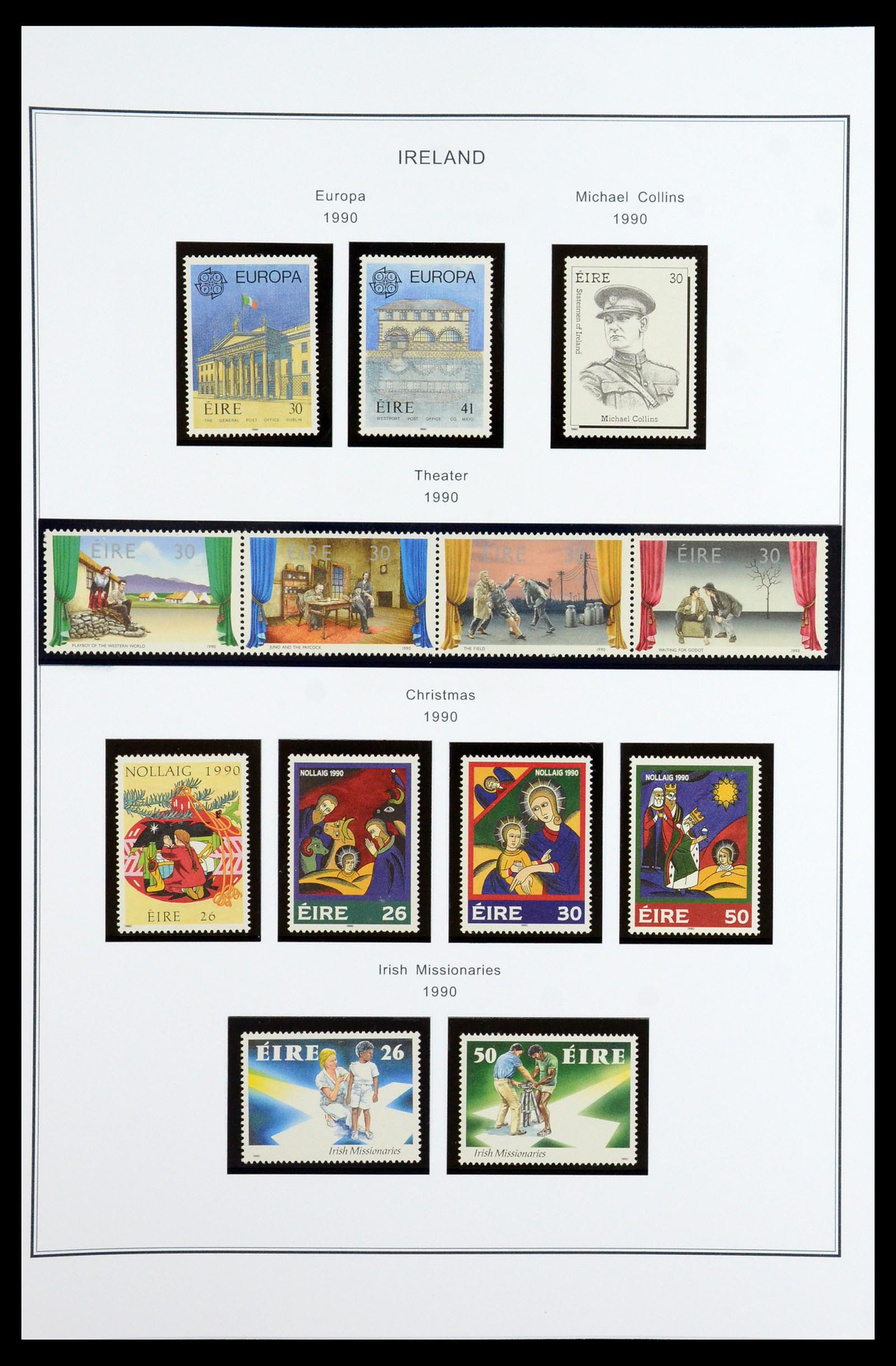 35904 082 - Postzegelverzameling 35904 Ierland 1922-2002.
