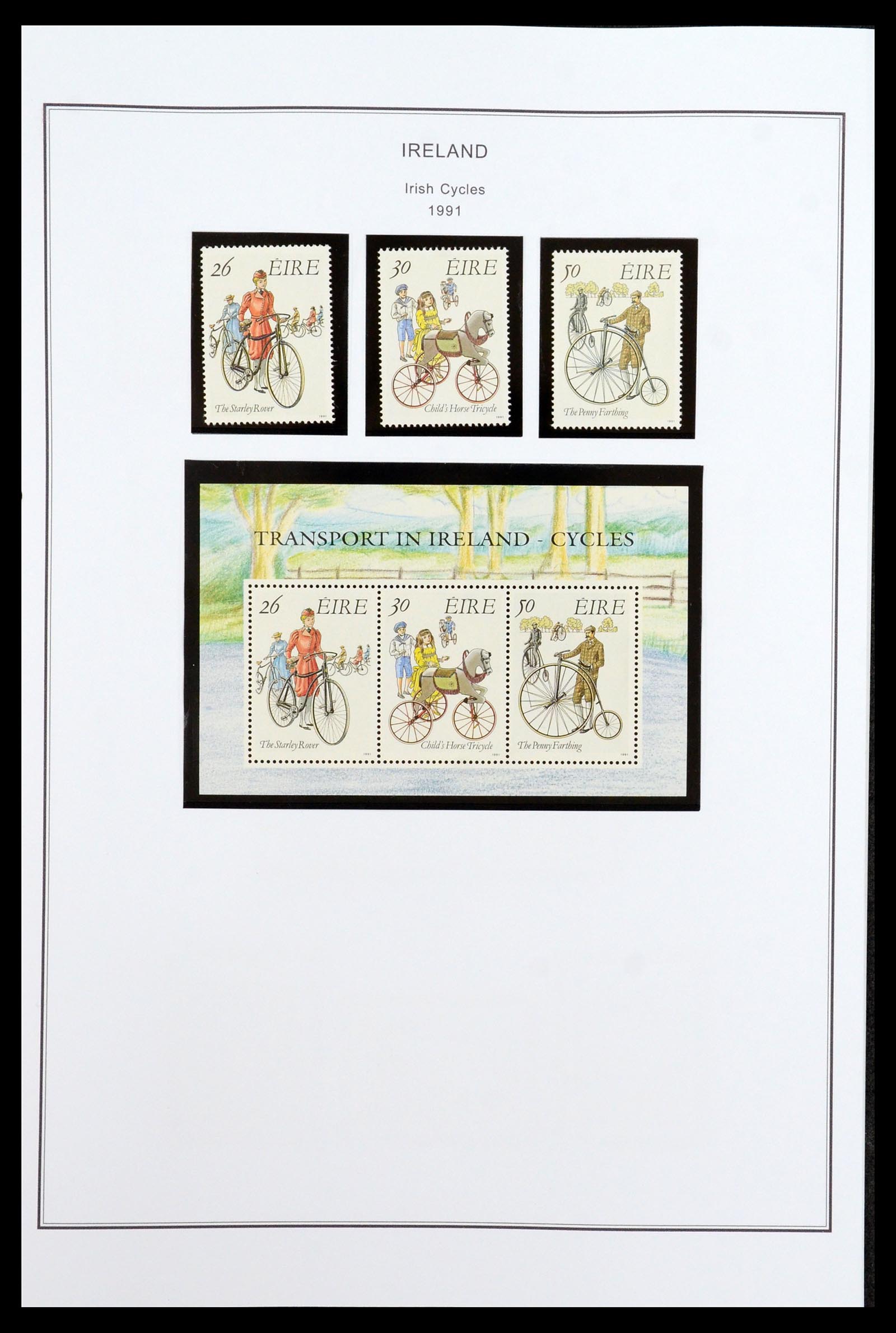 35904 089 - Postzegelverzameling 35904 Ierland 1922-2002.