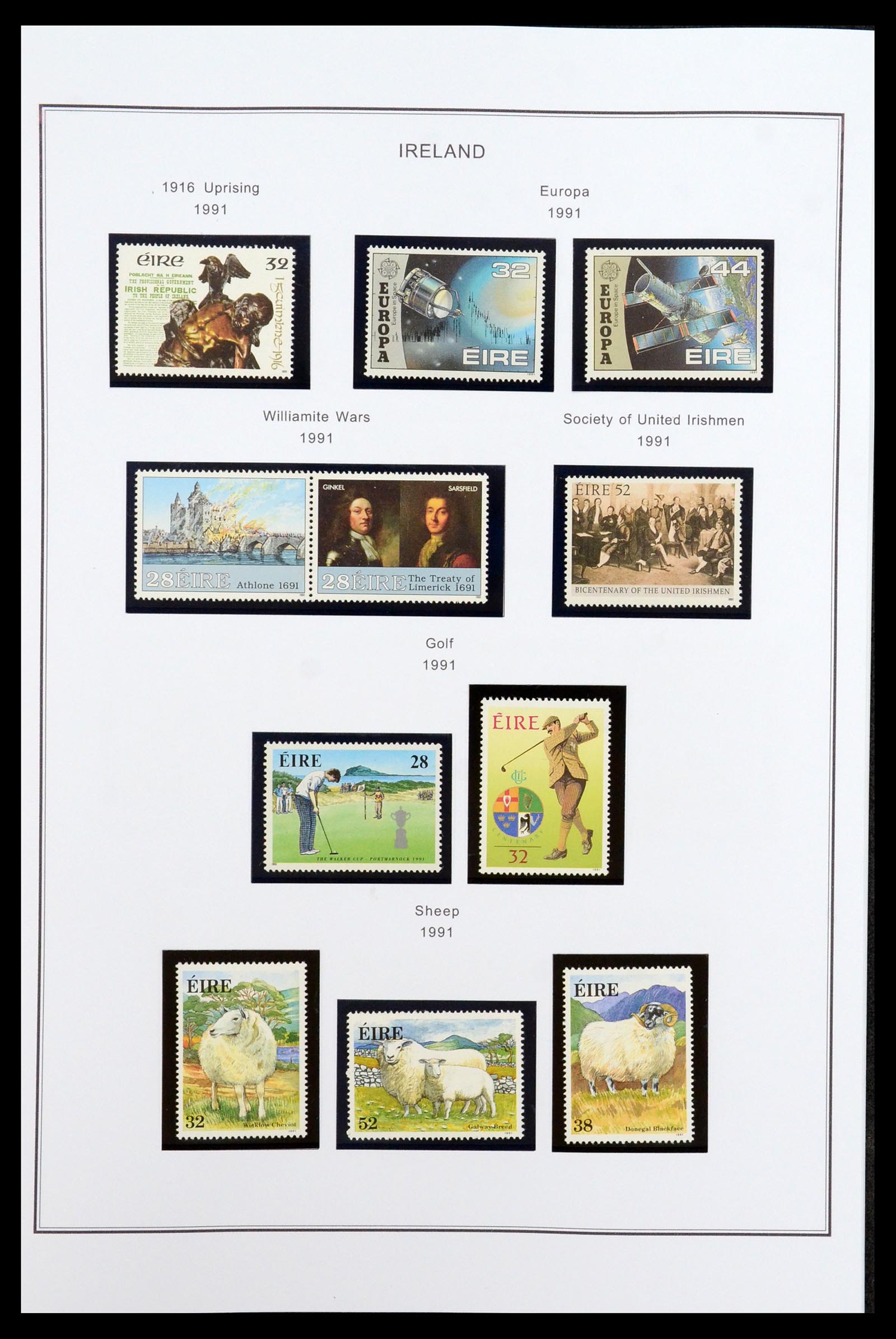 35904 090 - Postzegelverzameling 35904 Ierland 1922-2002.