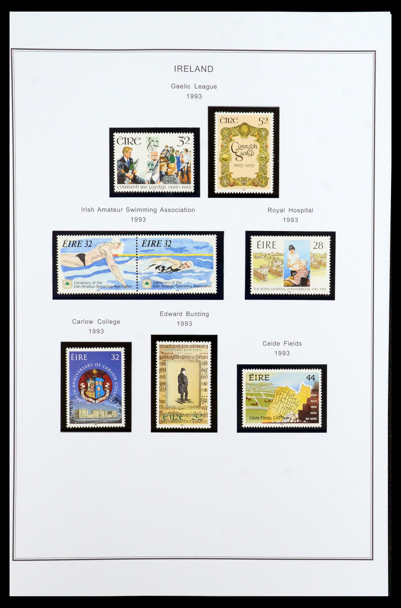35904 098 - Postzegelverzameling 35904 Ierland 1922-2002.