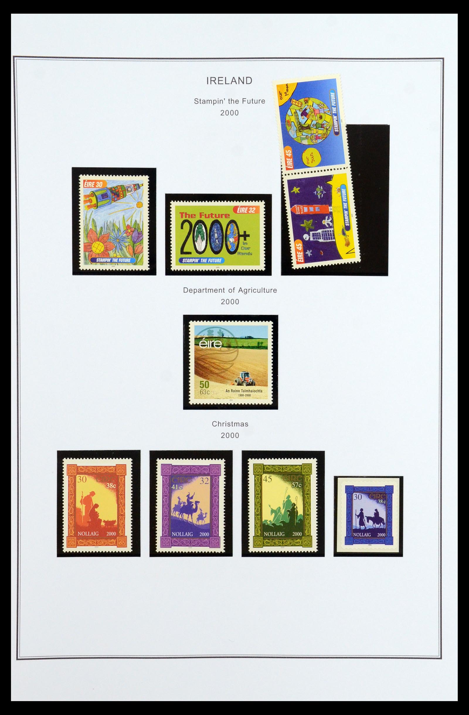 35904 145 - Postzegelverzameling 35904 Ierland 1922-2002.