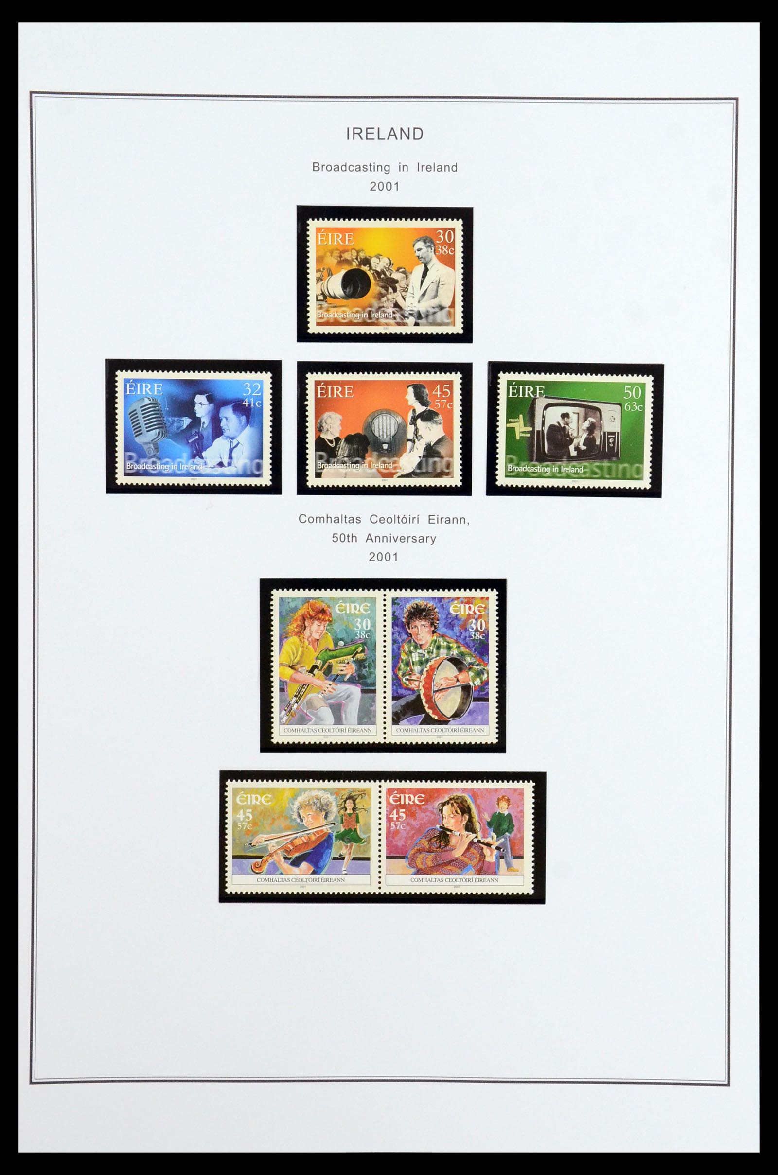 35904 147 - Postzegelverzameling 35904 Ierland 1922-2002.