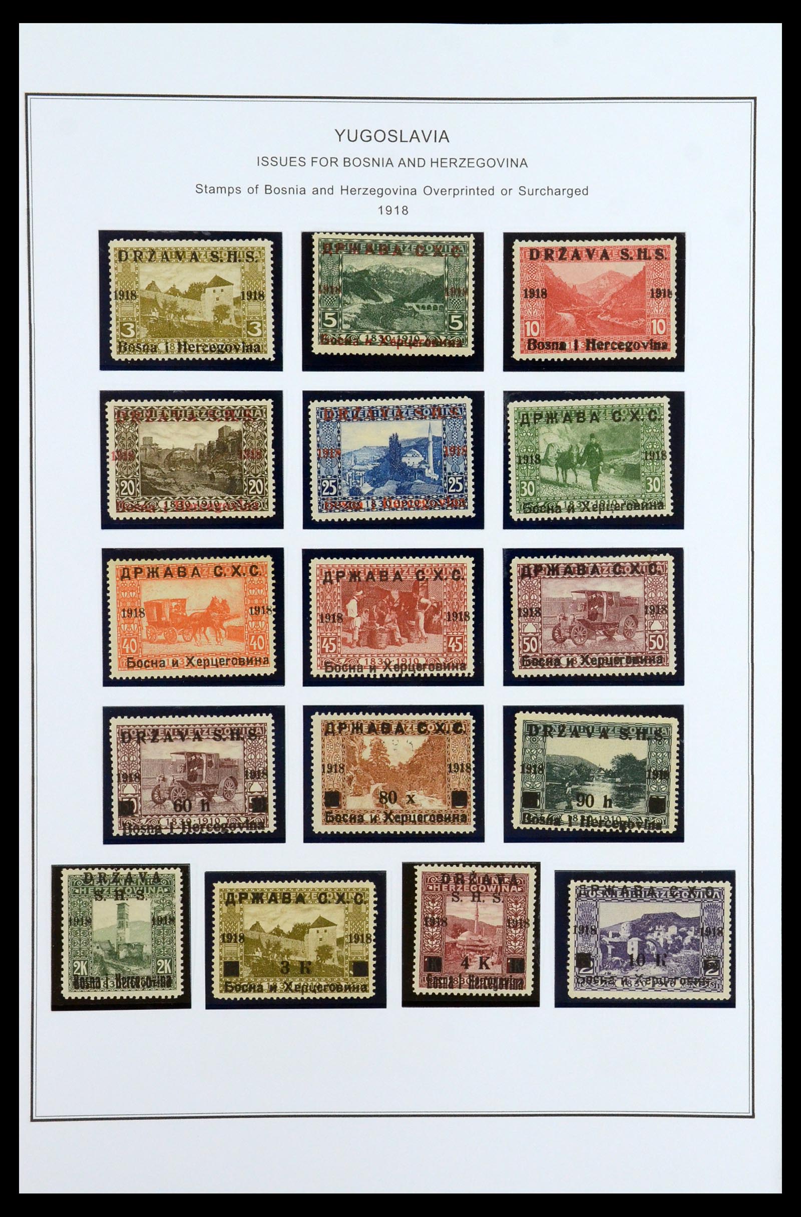 35905 001 - Postzegelverzameling 35905 Joegoslavië 1918-2003.