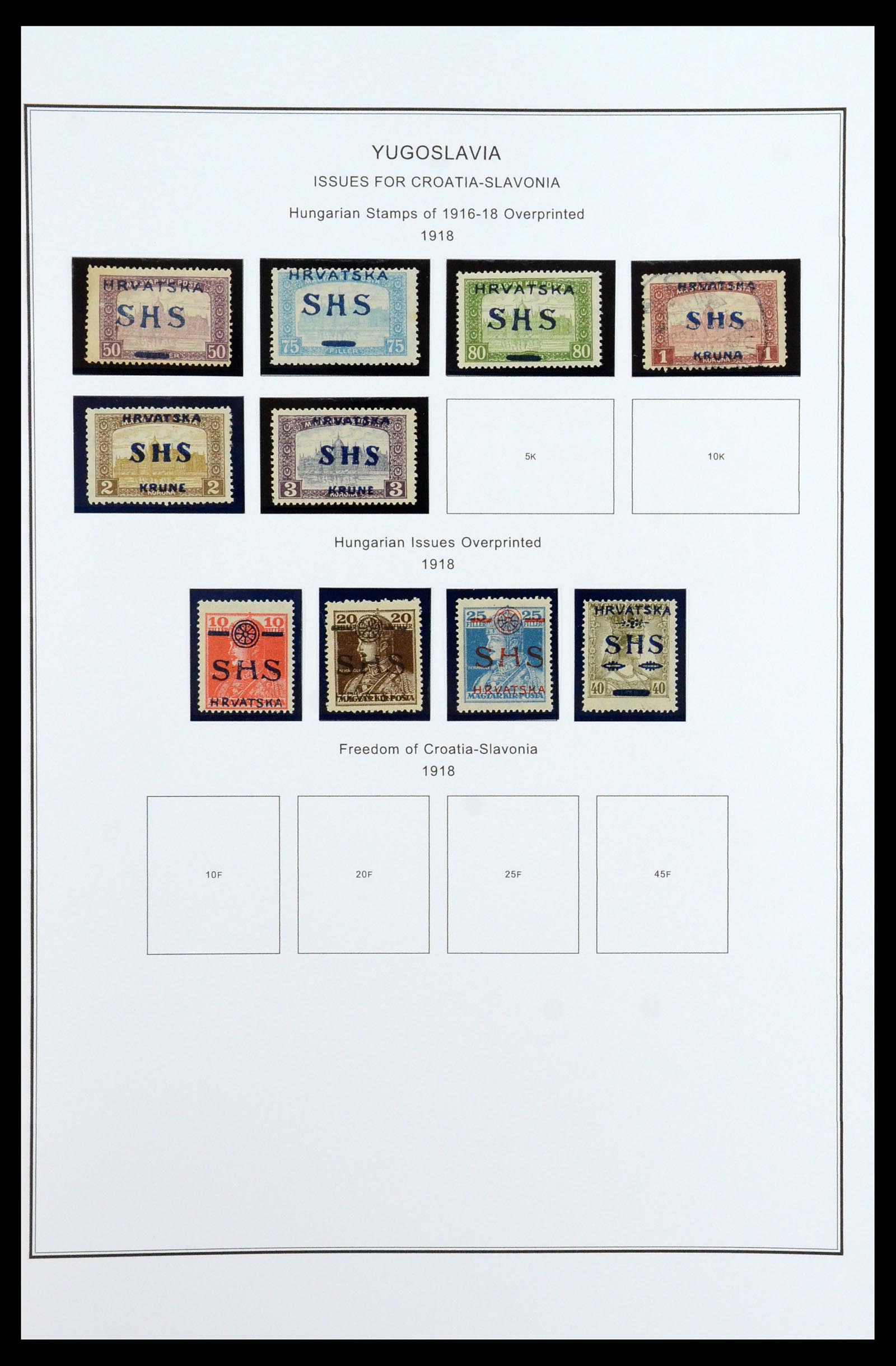35905 009 - Postzegelverzameling 35905 Joegoslavië 1918-2003.
