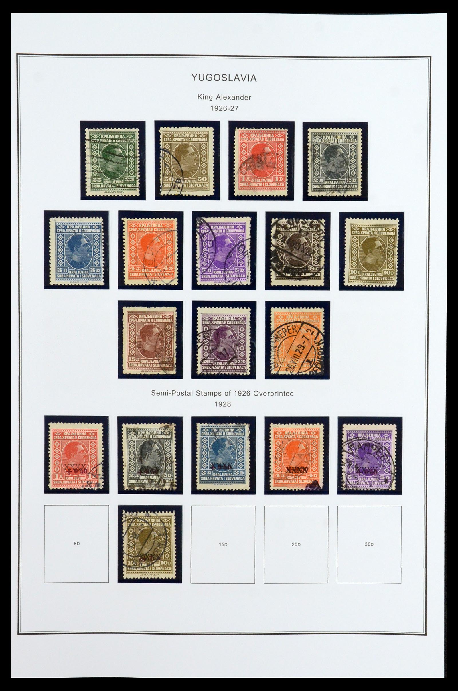 35905 024 - Postzegelverzameling 35905 Joegoslavië 1918-2003.