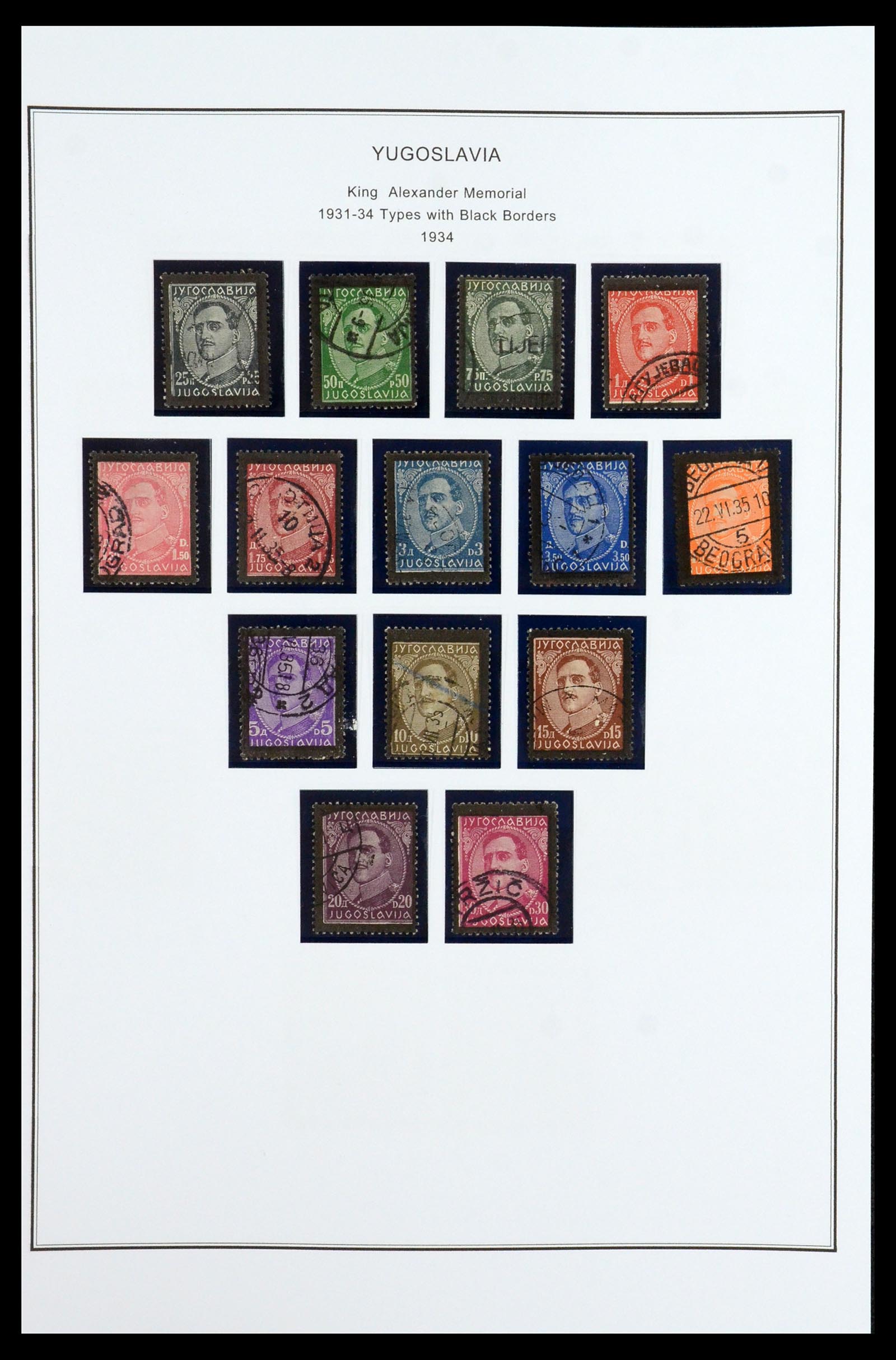 35905 027 - Postzegelverzameling 35905 Joegoslavië 1918-2003.