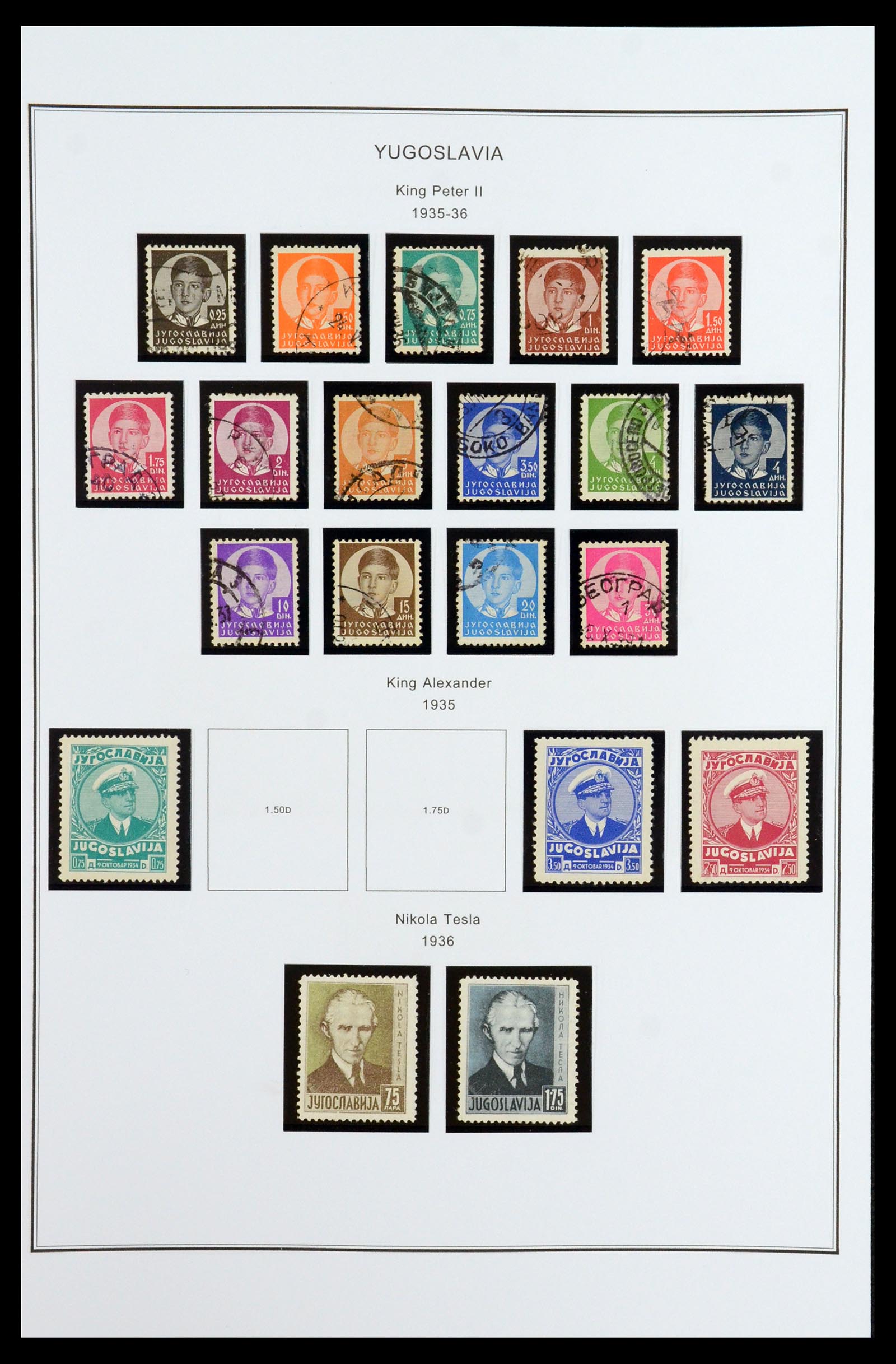 35905 028 - Postzegelverzameling 35905 Joegoslavië 1918-2003.