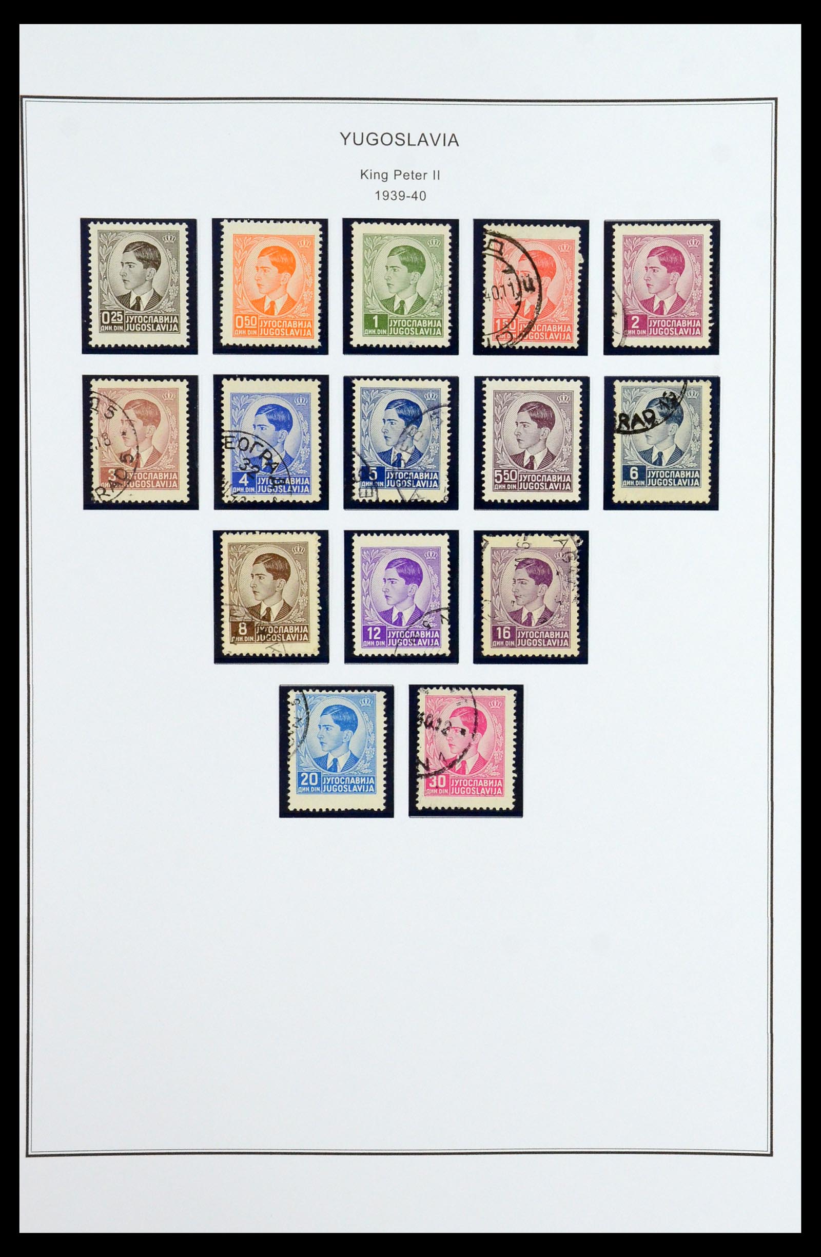 35905 030 - Postzegelverzameling 35905 Joegoslavië 1918-2003.