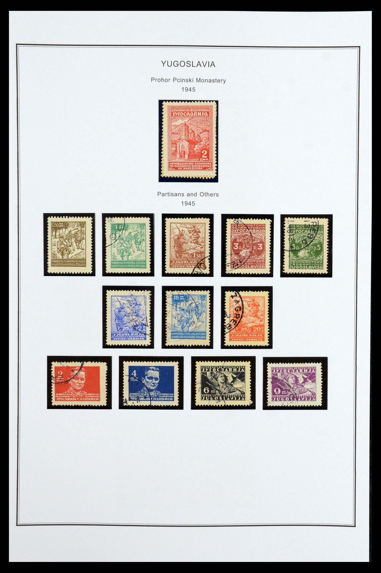 35905 032 - Postzegelverzameling 35905 Joegoslavië 1918-2003.