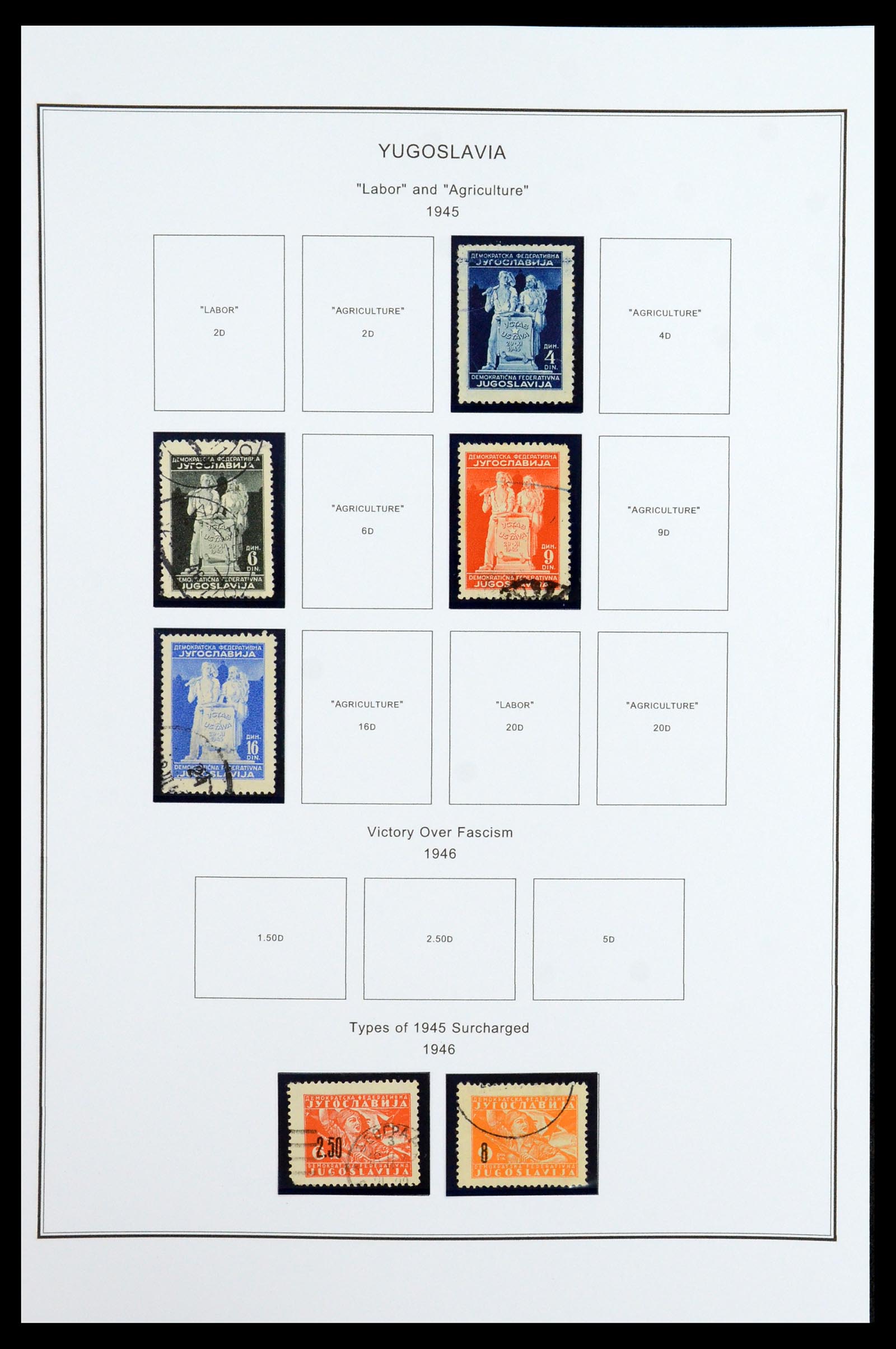 35905 033 - Postzegelverzameling 35905 Joegoslavië 1918-2003.