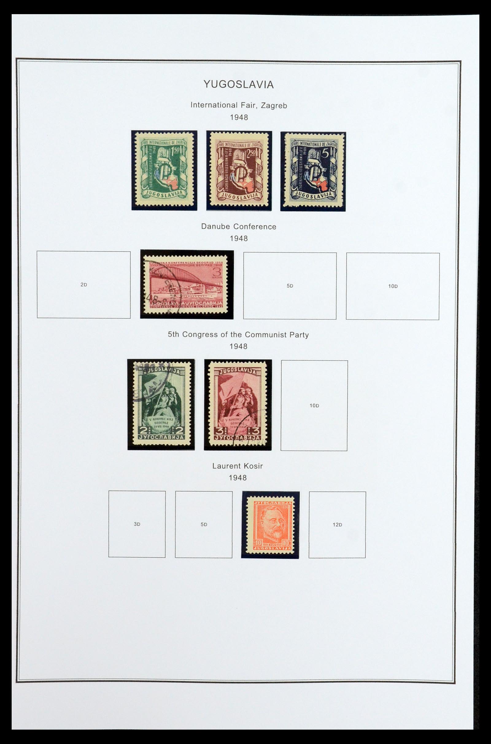 35905 036 - Stamp Collection 35905 Yugoslavia 1918-2003.