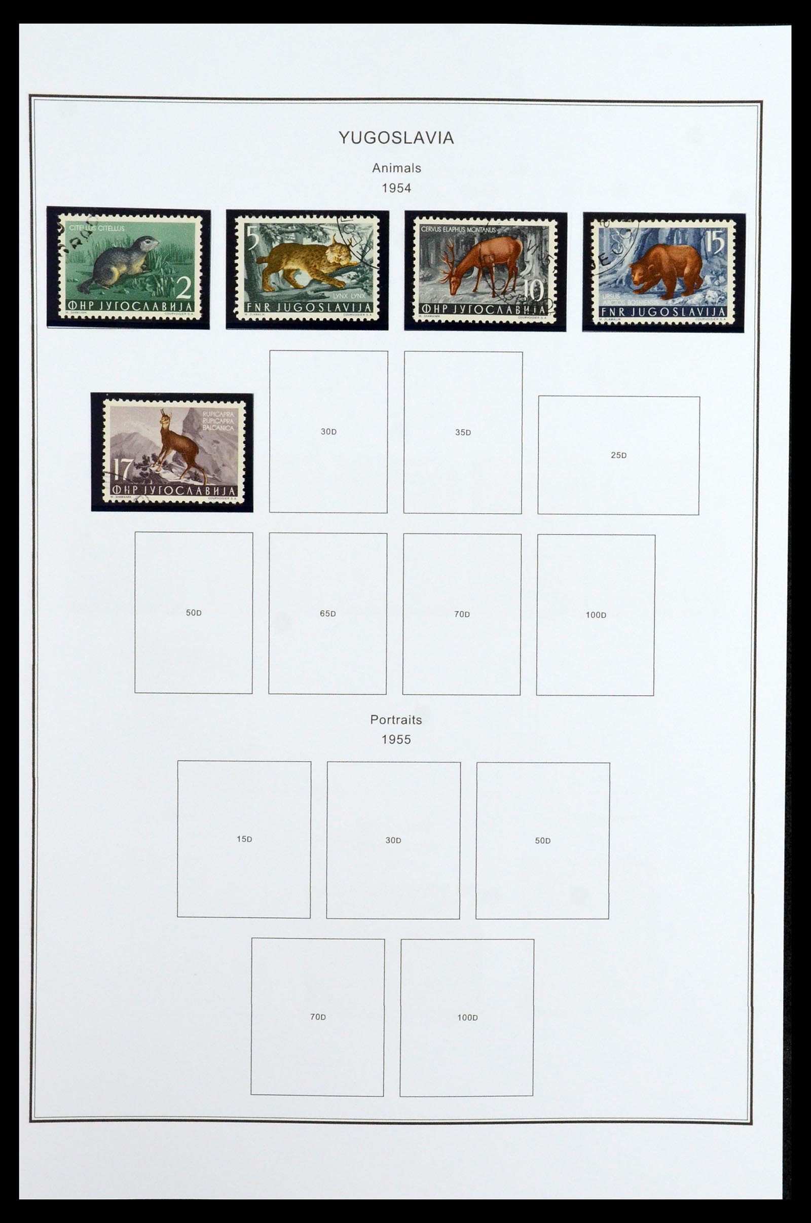 35905 048 - Postzegelverzameling 35905 Joegoslavië 1918-2003.
