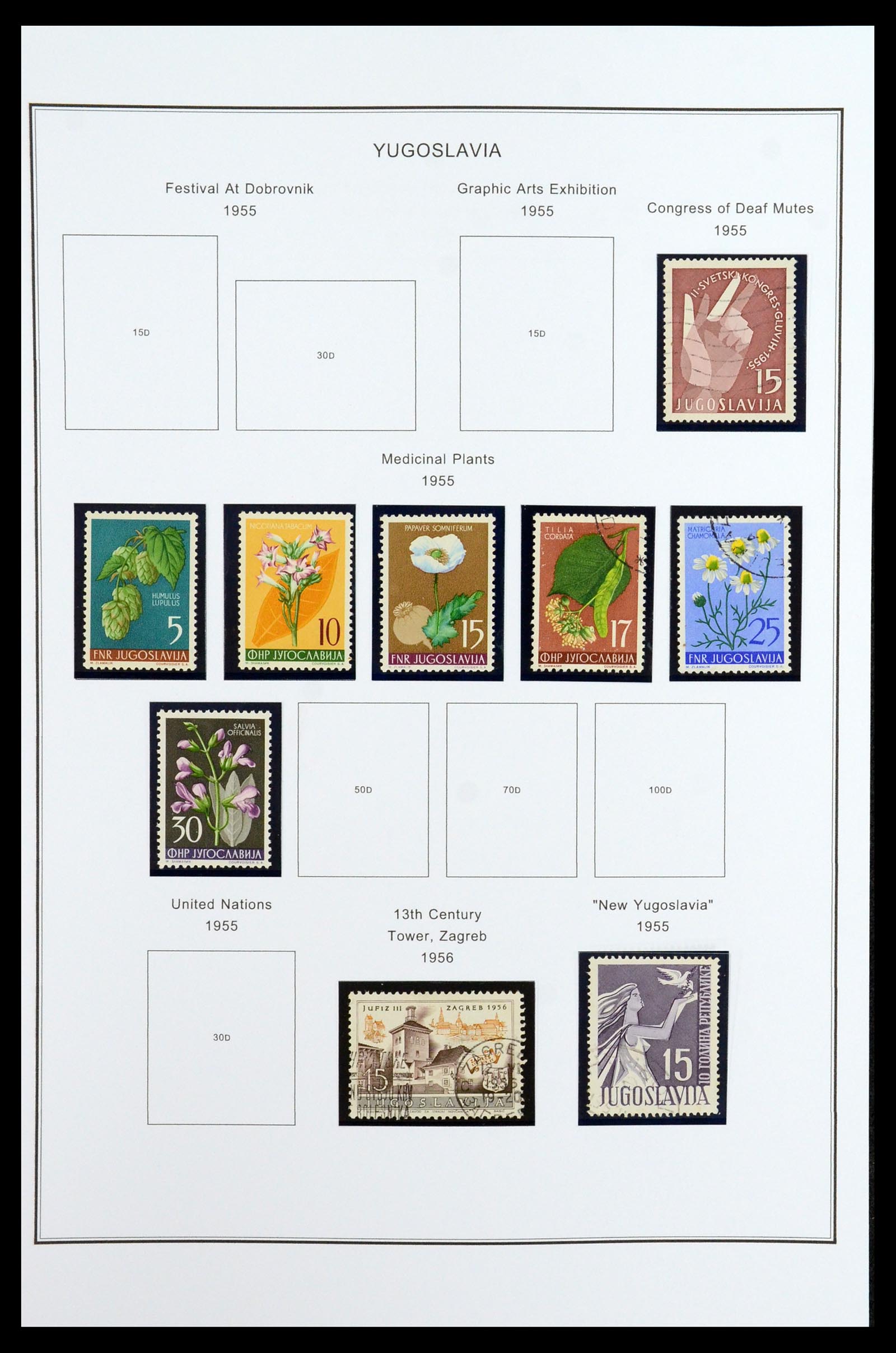 35905 049 - Postzegelverzameling 35905 Joegoslavië 1918-2003.