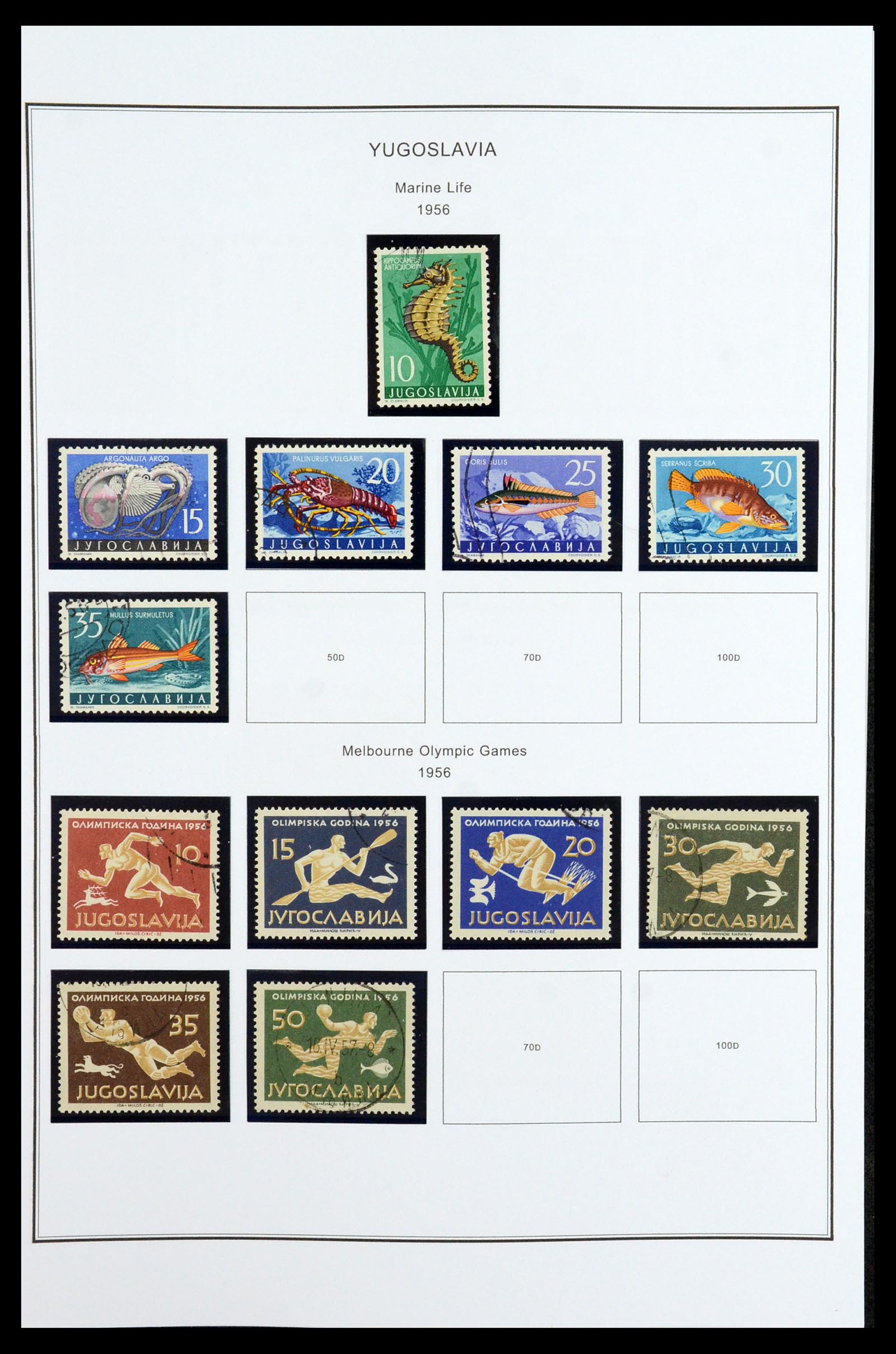 35905 051 - Postzegelverzameling 35905 Joegoslavië 1918-2003.