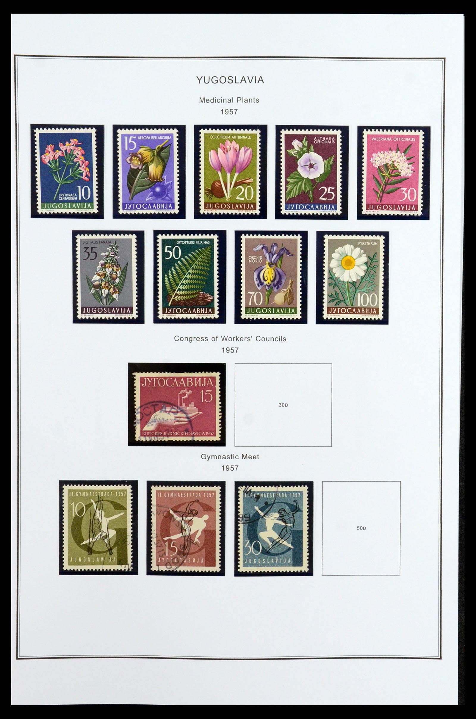 35905 052 - Postzegelverzameling 35905 Joegoslavië 1918-2003.