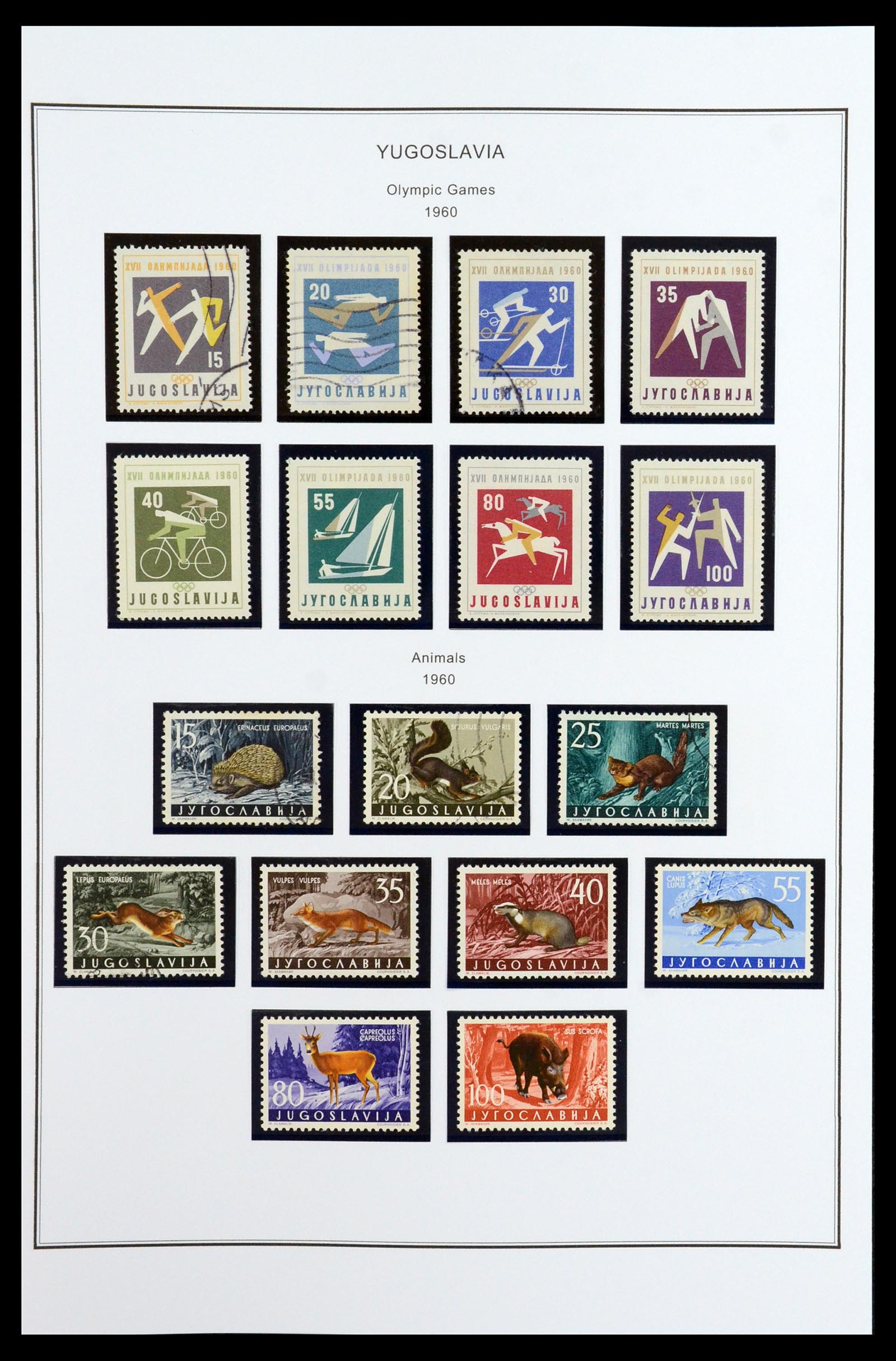 35905 060 - Postzegelverzameling 35905 Joegoslavië 1918-2003.