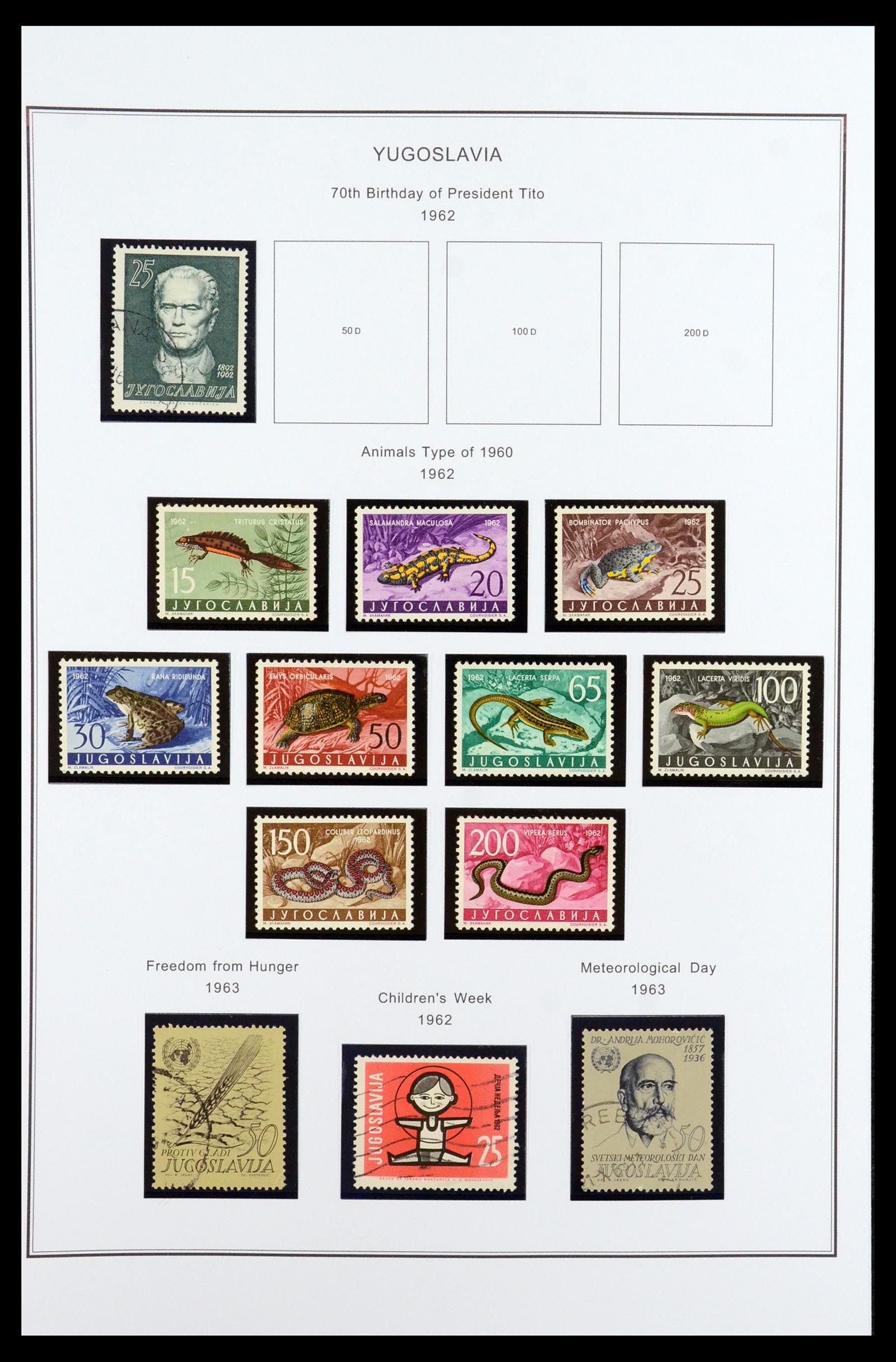 35905 066 - Stamp Collection 35905 Yugoslavia 1918-2003.