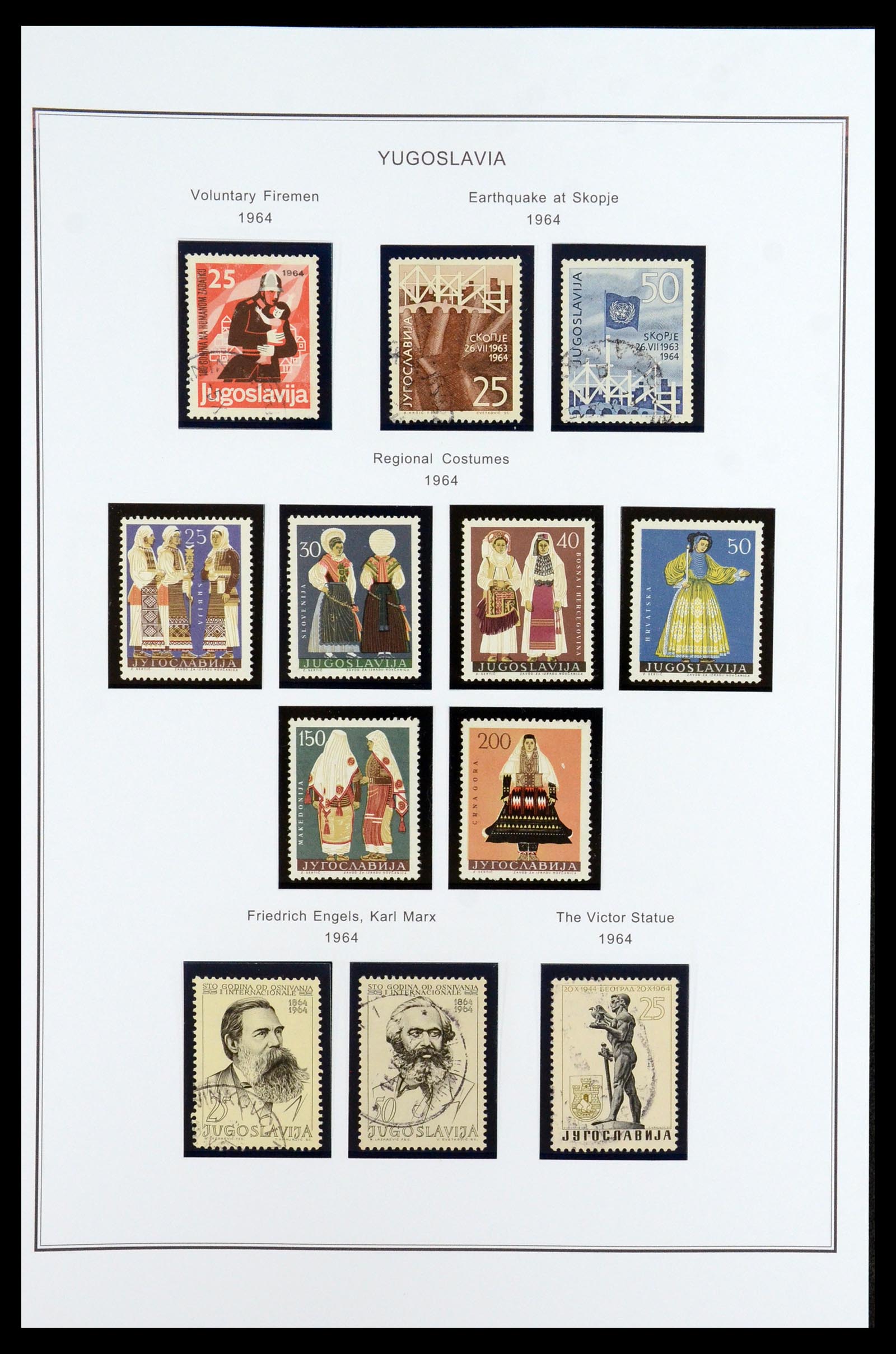 35905 072 - Stamp Collection 35905 Yugoslavia 1918-2003.