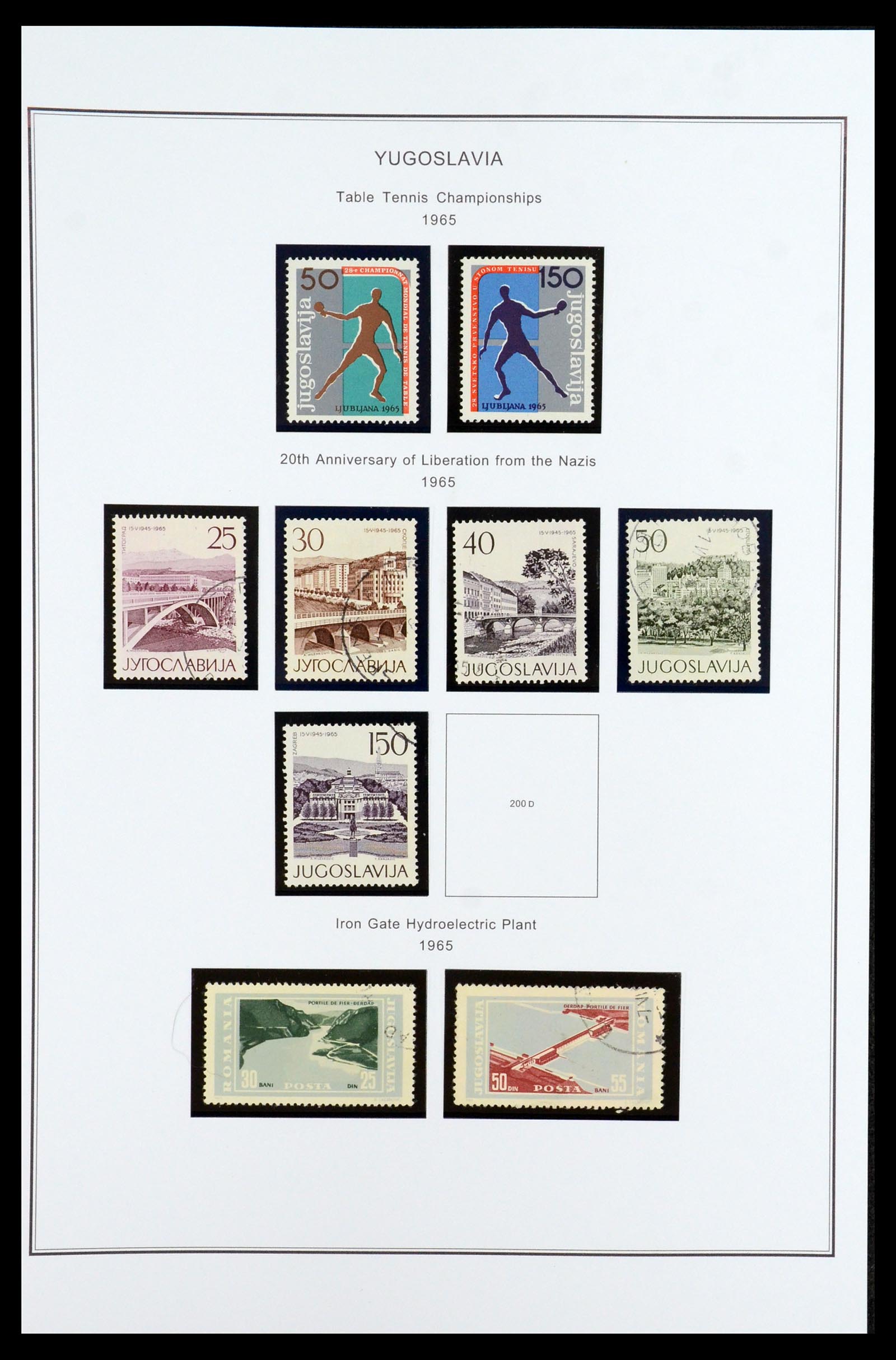 35905 074 - Stamp Collection 35905 Yugoslavia 1918-2003.