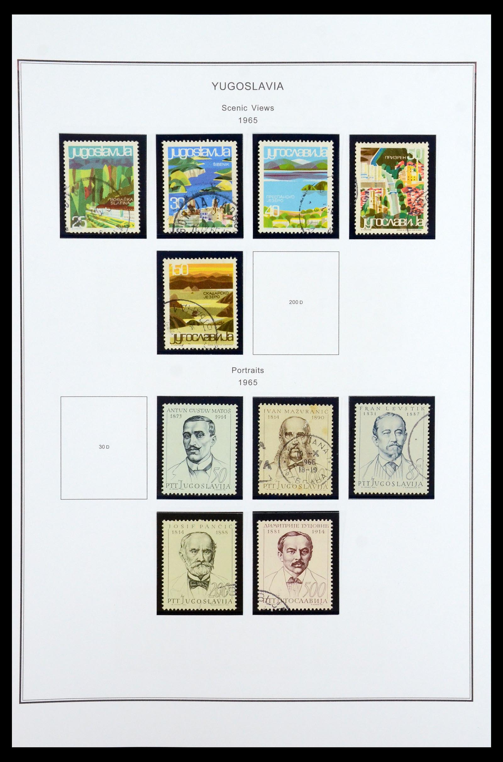 35905 076 - Stamp Collection 35905 Yugoslavia 1918-2003.