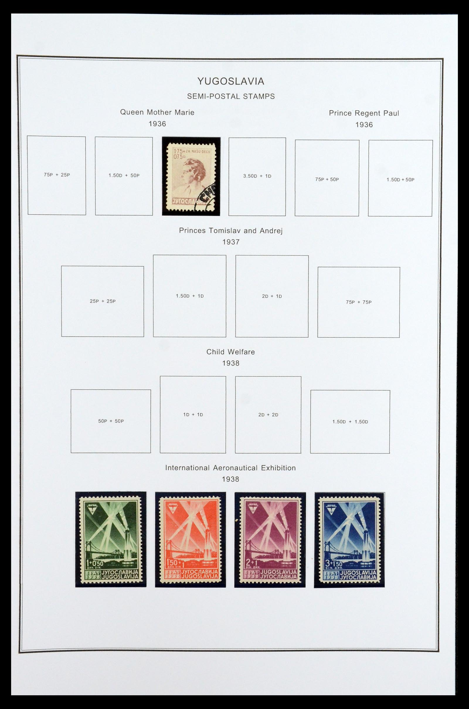 35905 080 - Stamp Collection 35905 Yugoslavia 1918-2003.