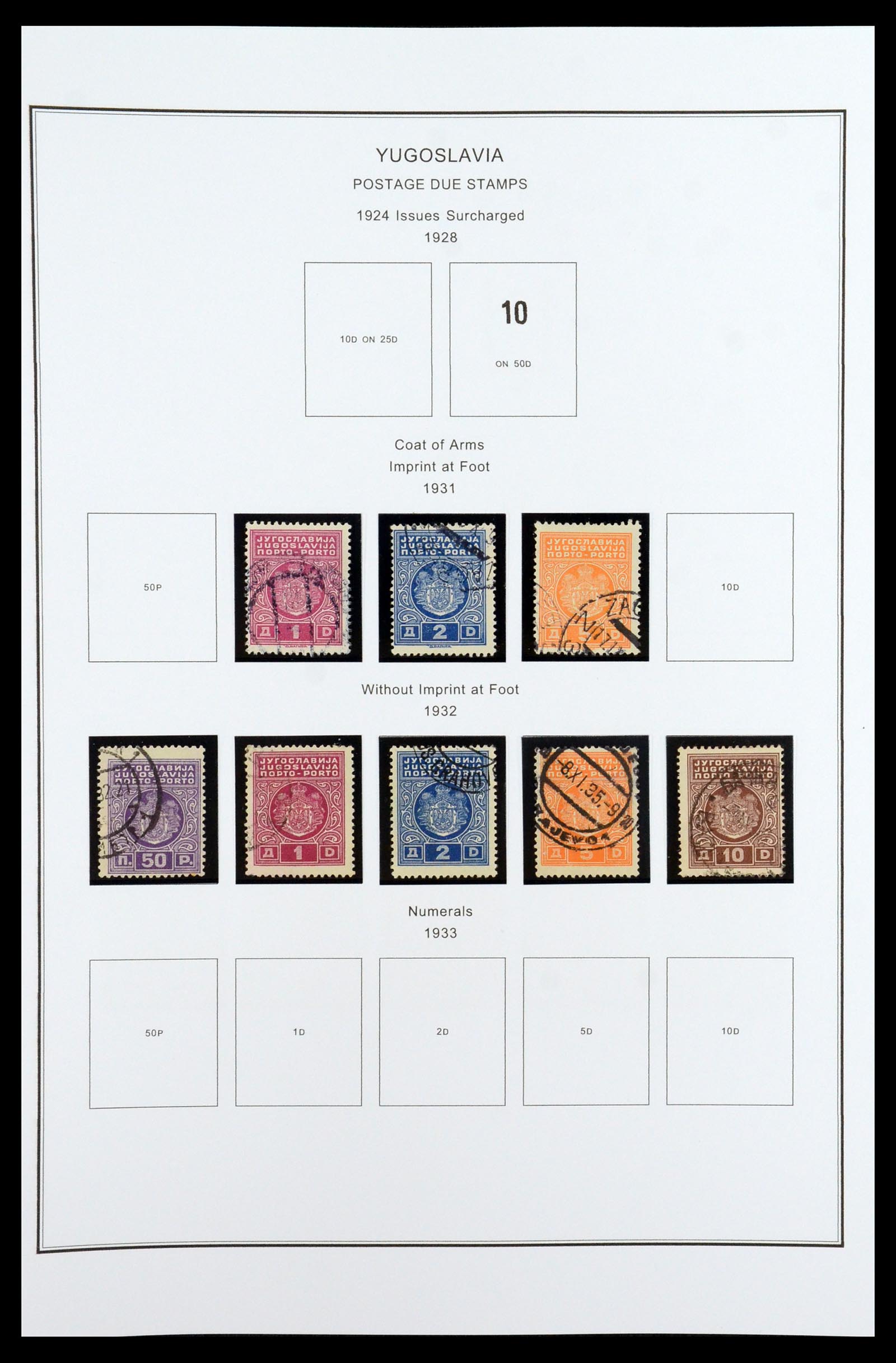 35905 091 - Stamp Collection 35905 Yugoslavia 1918-2003.