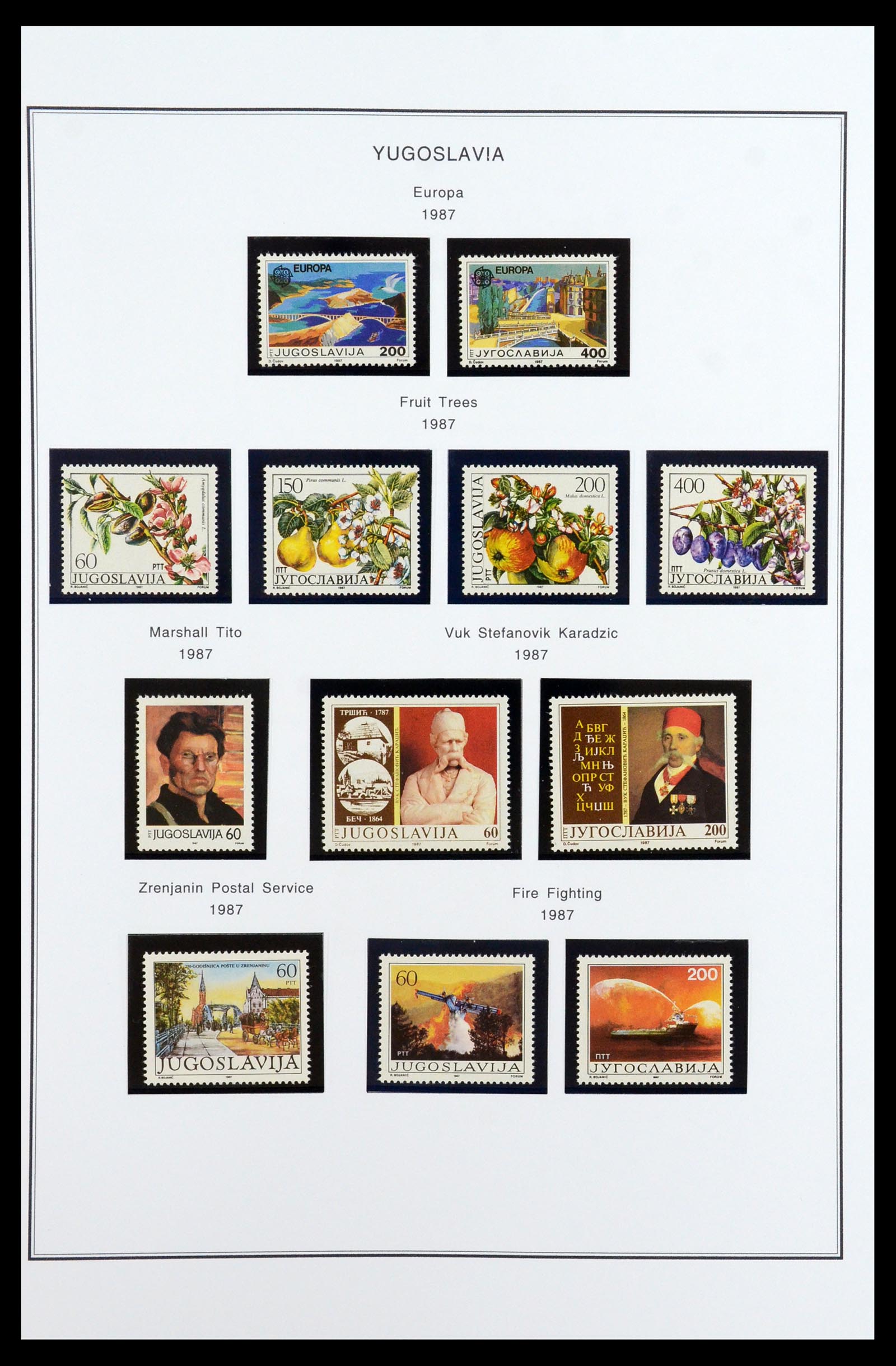 35905 209 - Postzegelverzameling 35905 Joegoslavië 1918-2003.