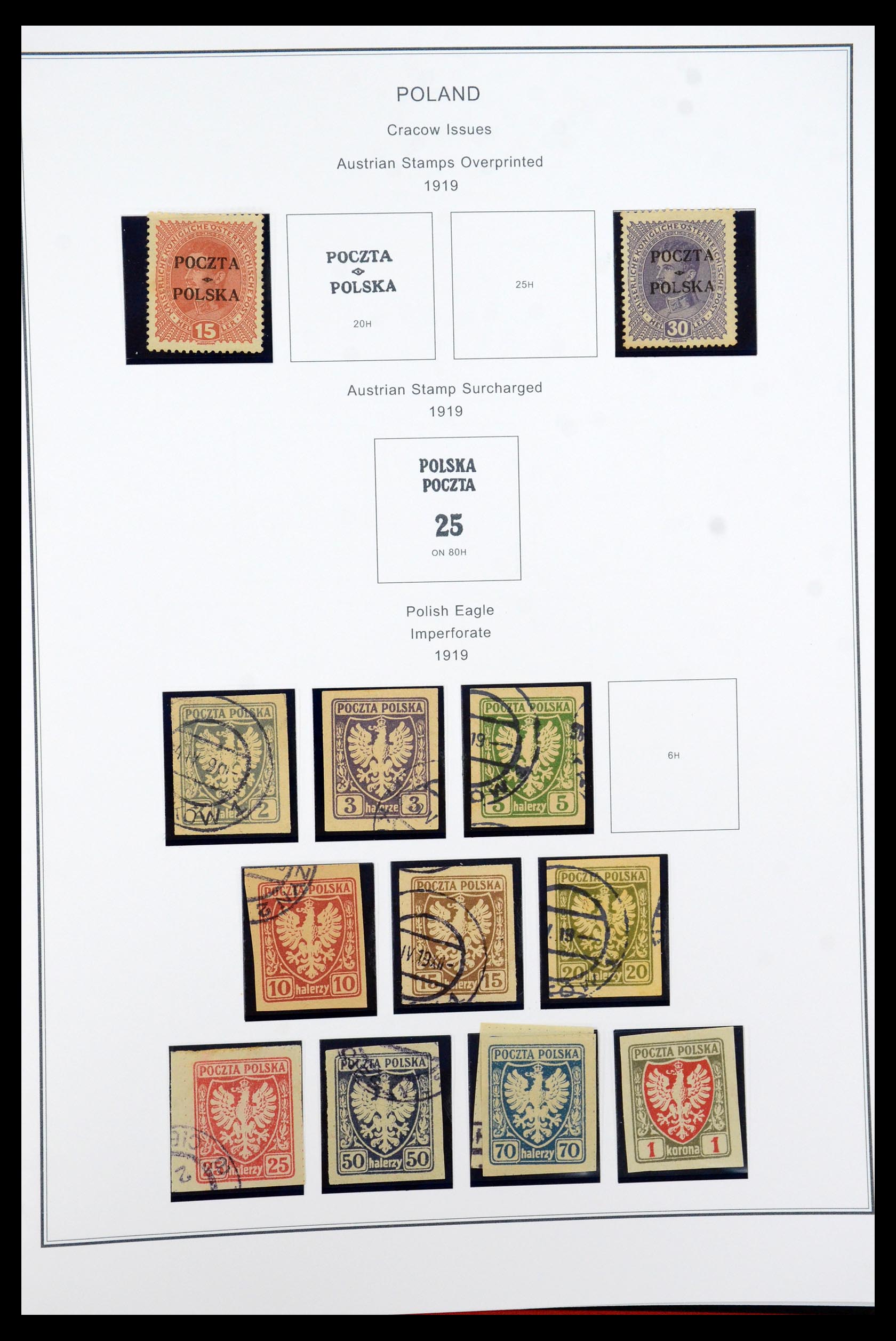 35906 004 - Postzegelverzameling 35906 Polen 1918-1995.