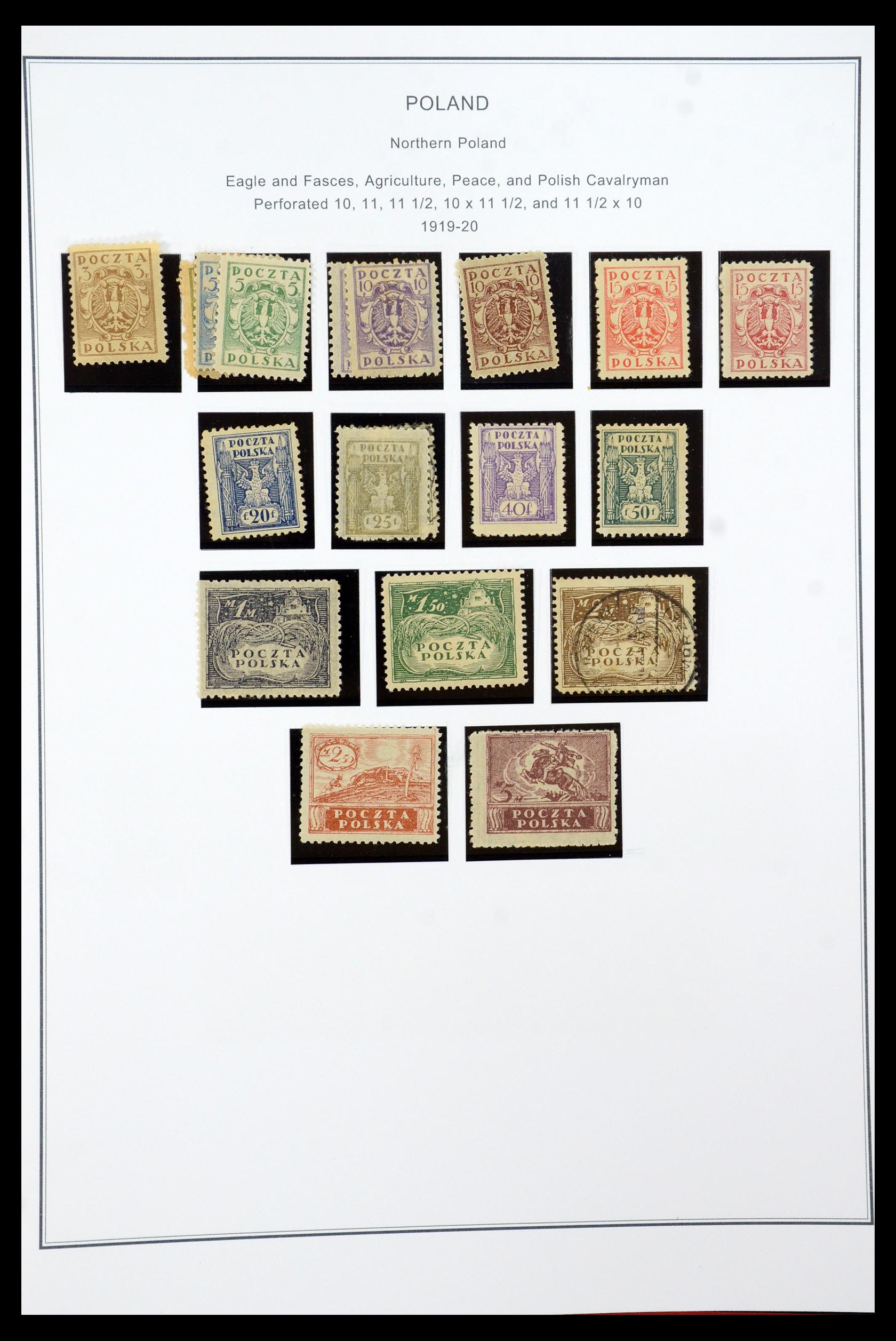 35906 009 - Postzegelverzameling 35906 Polen 1918-1995.