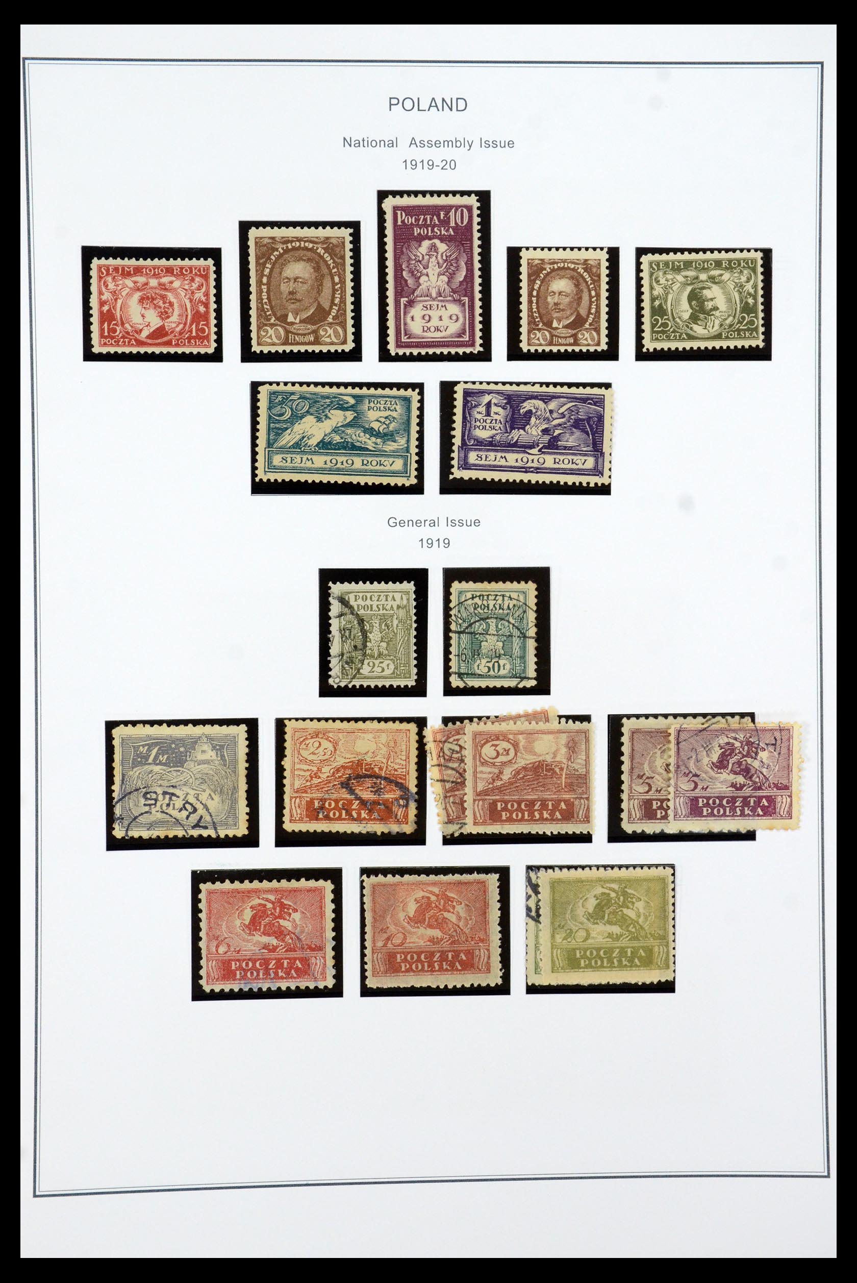 35906 010 - Postzegelverzameling 35906 Polen 1918-1995.