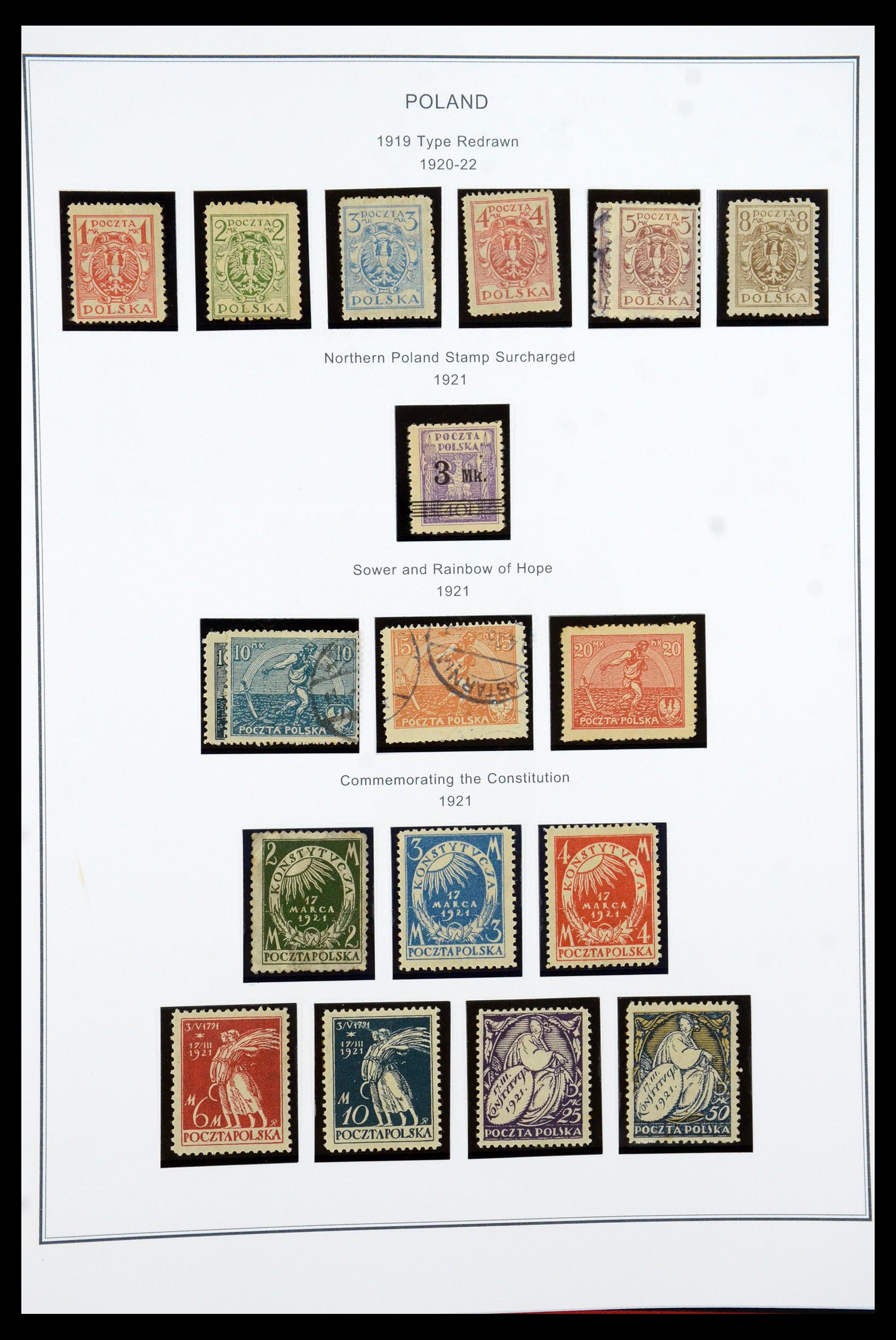 35906 011 - Postzegelverzameling 35906 Polen 1918-1995.
