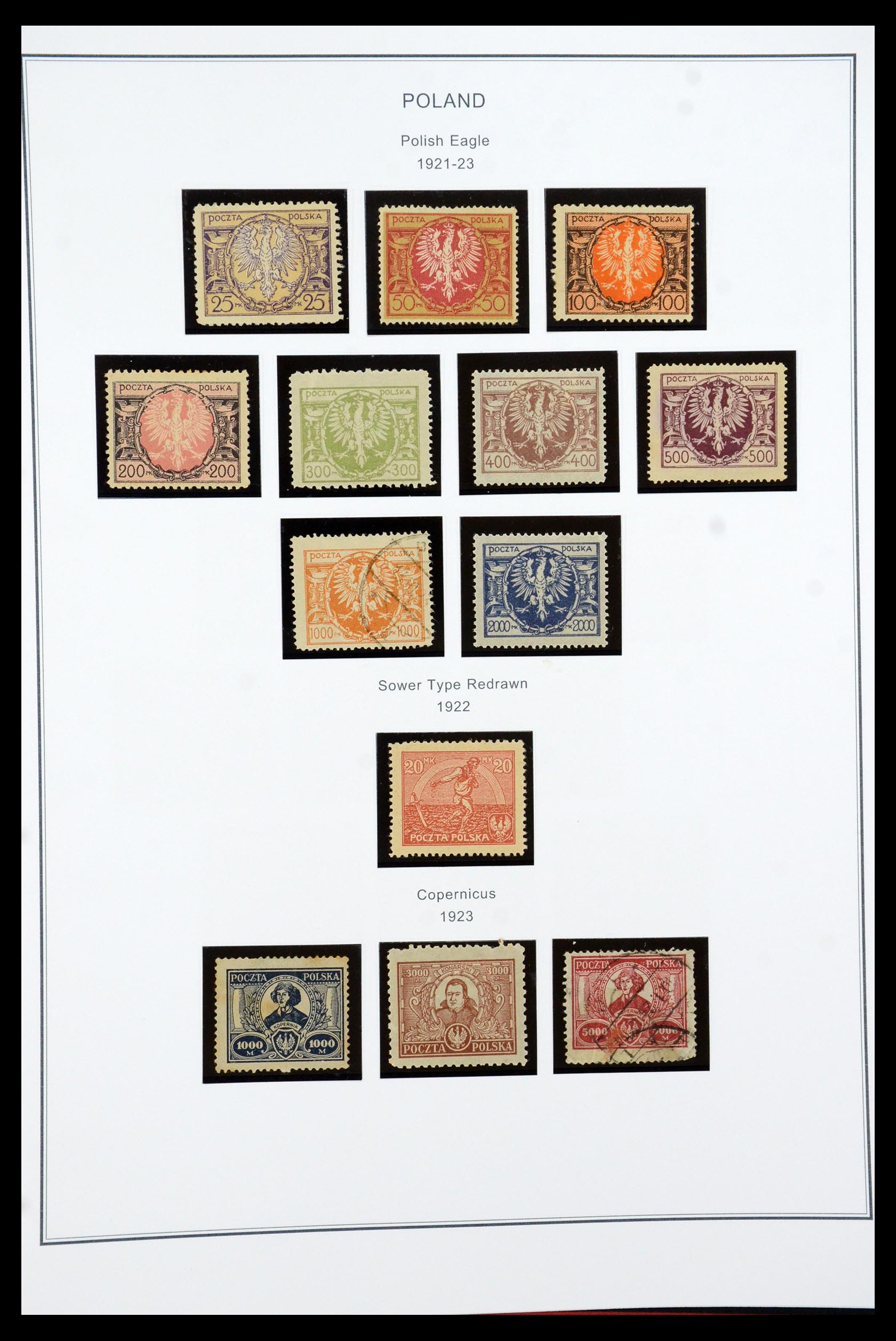 35906 012 - Postzegelverzameling 35906 Polen 1918-1995.