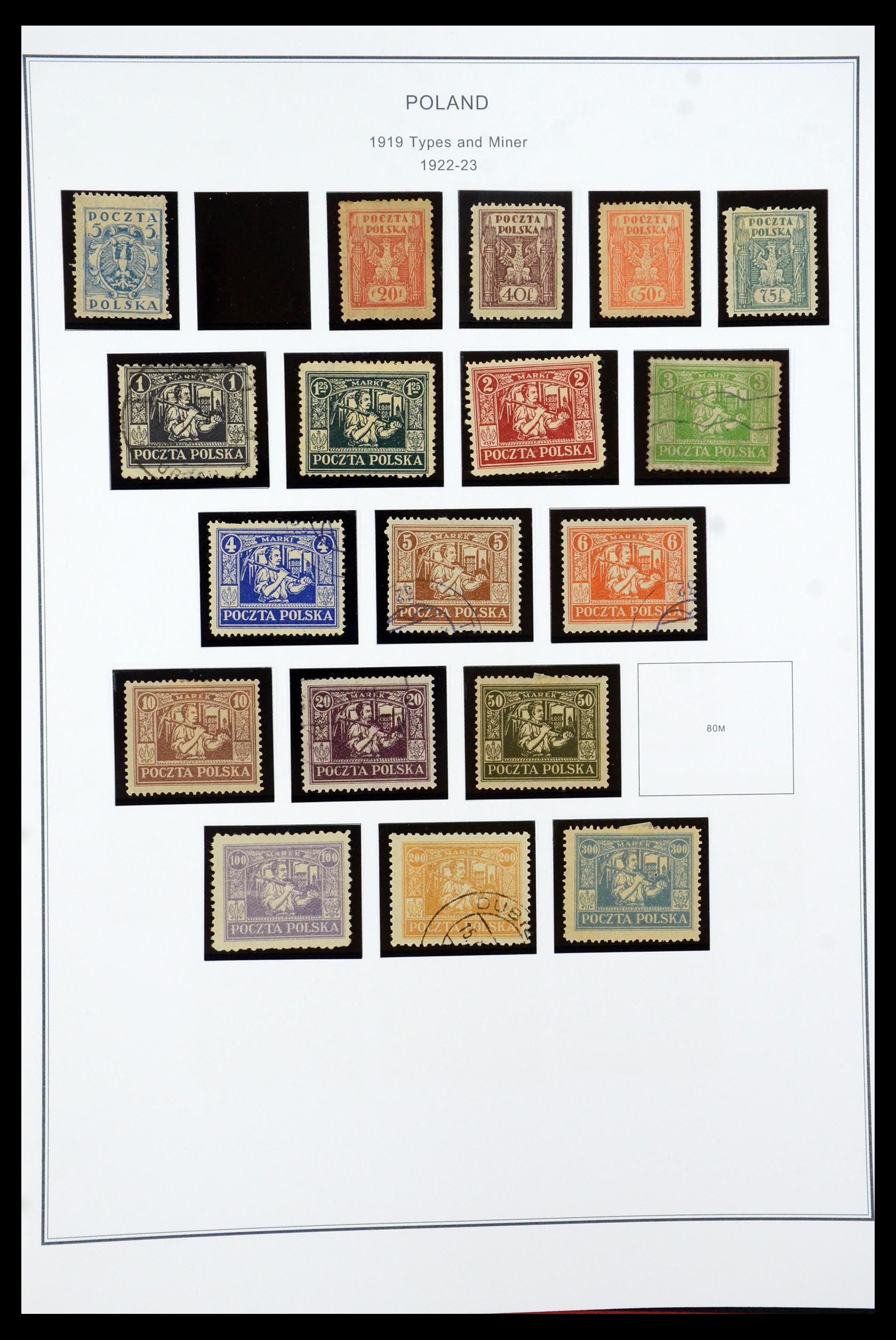 35906 013 - Postzegelverzameling 35906 Polen 1918-1995.