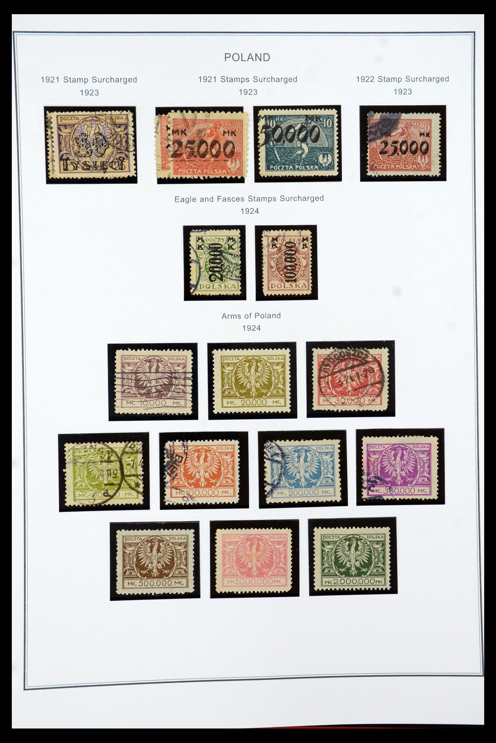 35906 014 - Postzegelverzameling 35906 Polen 1918-1995.