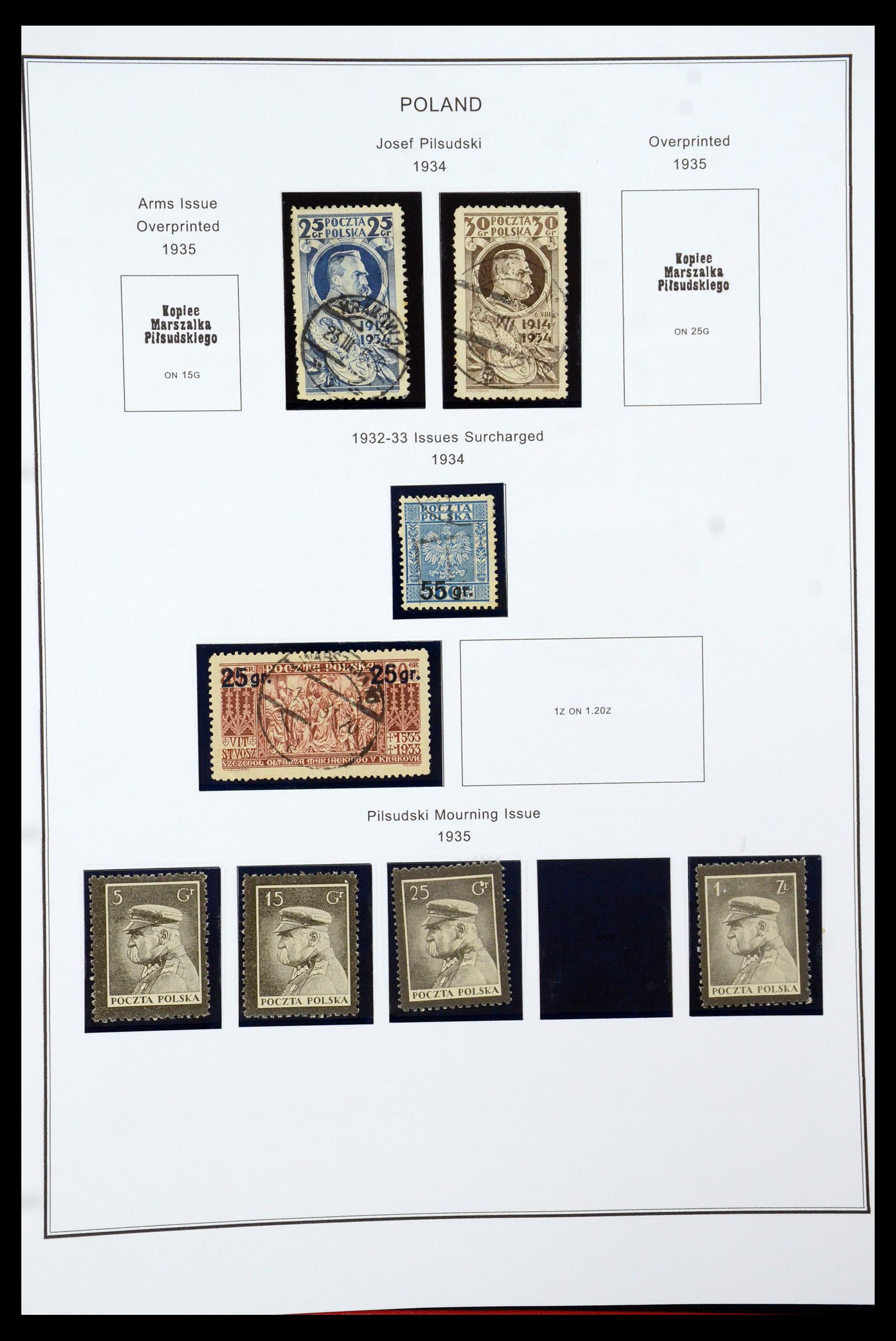 35906 020 - Postzegelverzameling 35906 Polen 1918-1995.