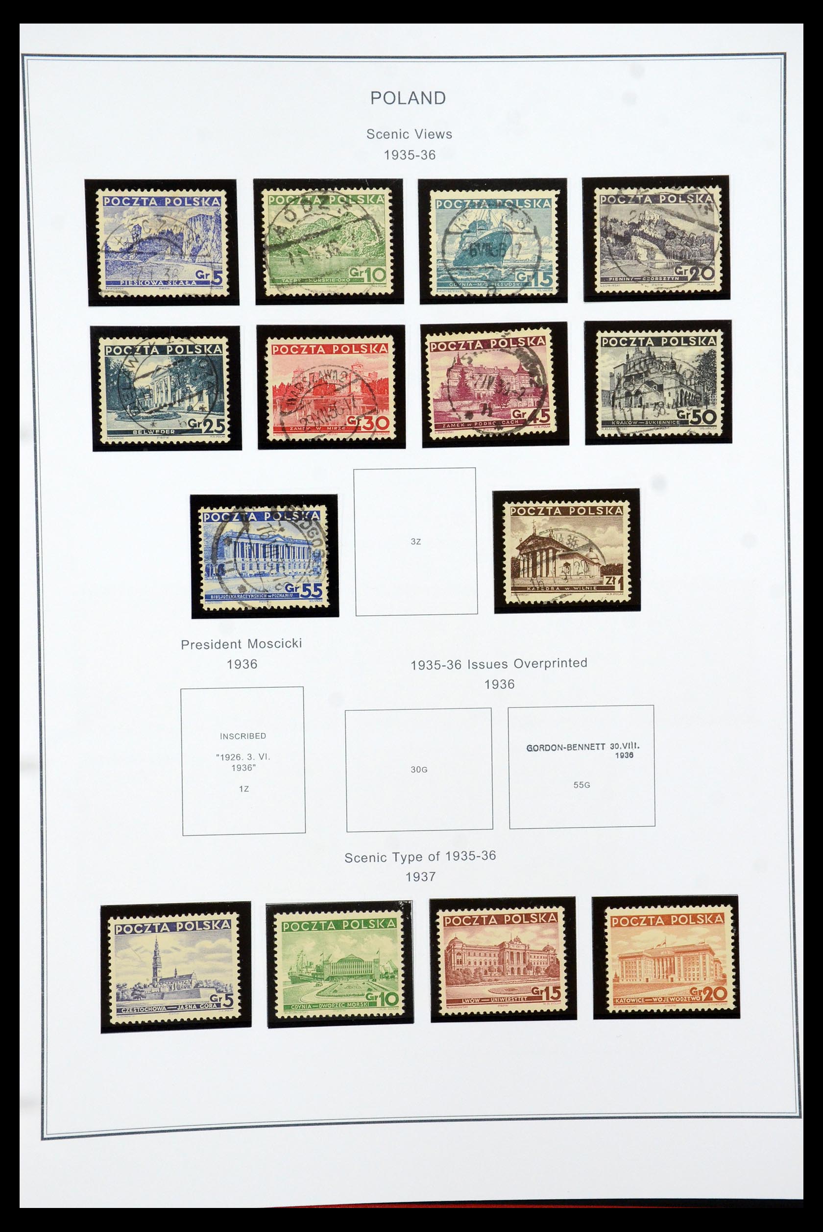 35906 021 - Postzegelverzameling 35906 Polen 1918-1995.