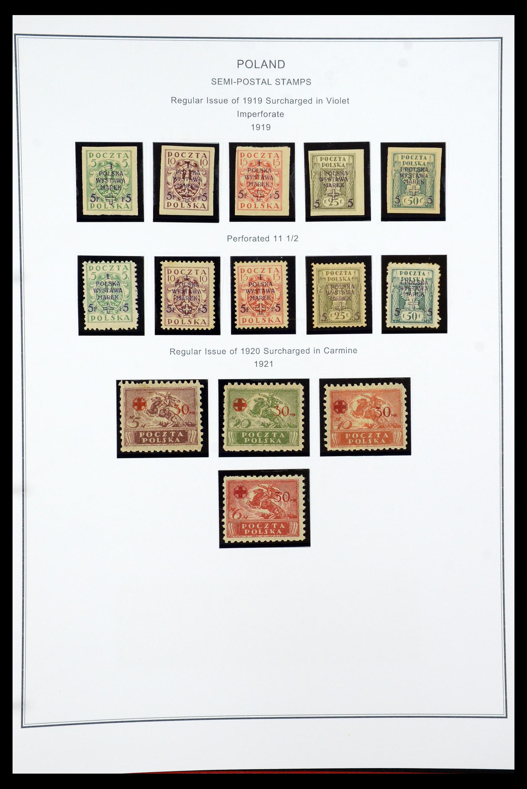 35906 024 - Postzegelverzameling 35906 Polen 1918-1995.