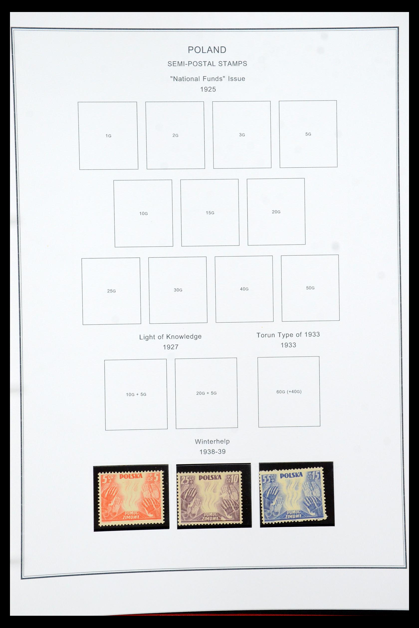 35906 025 - Postzegelverzameling 35906 Polen 1918-1995.