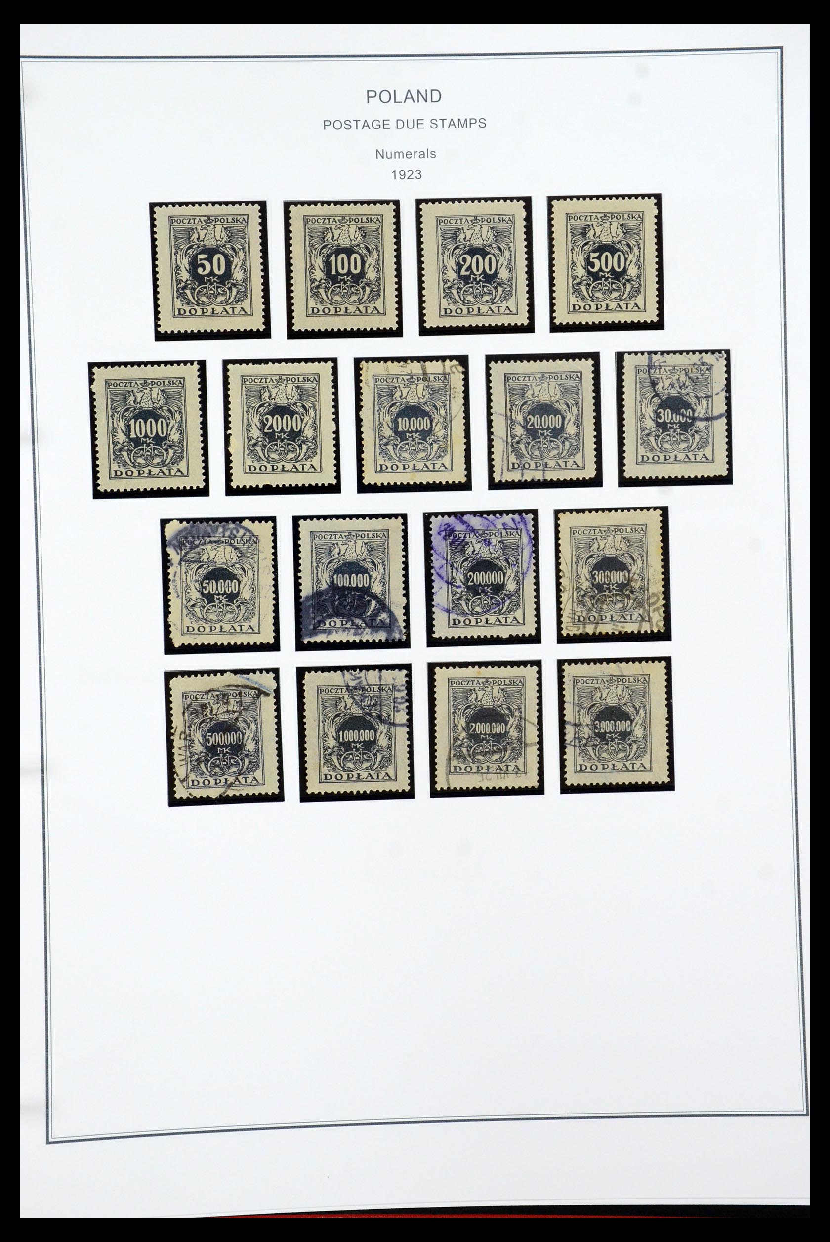 35906 029 - Postzegelverzameling 35906 Polen 1918-1995.