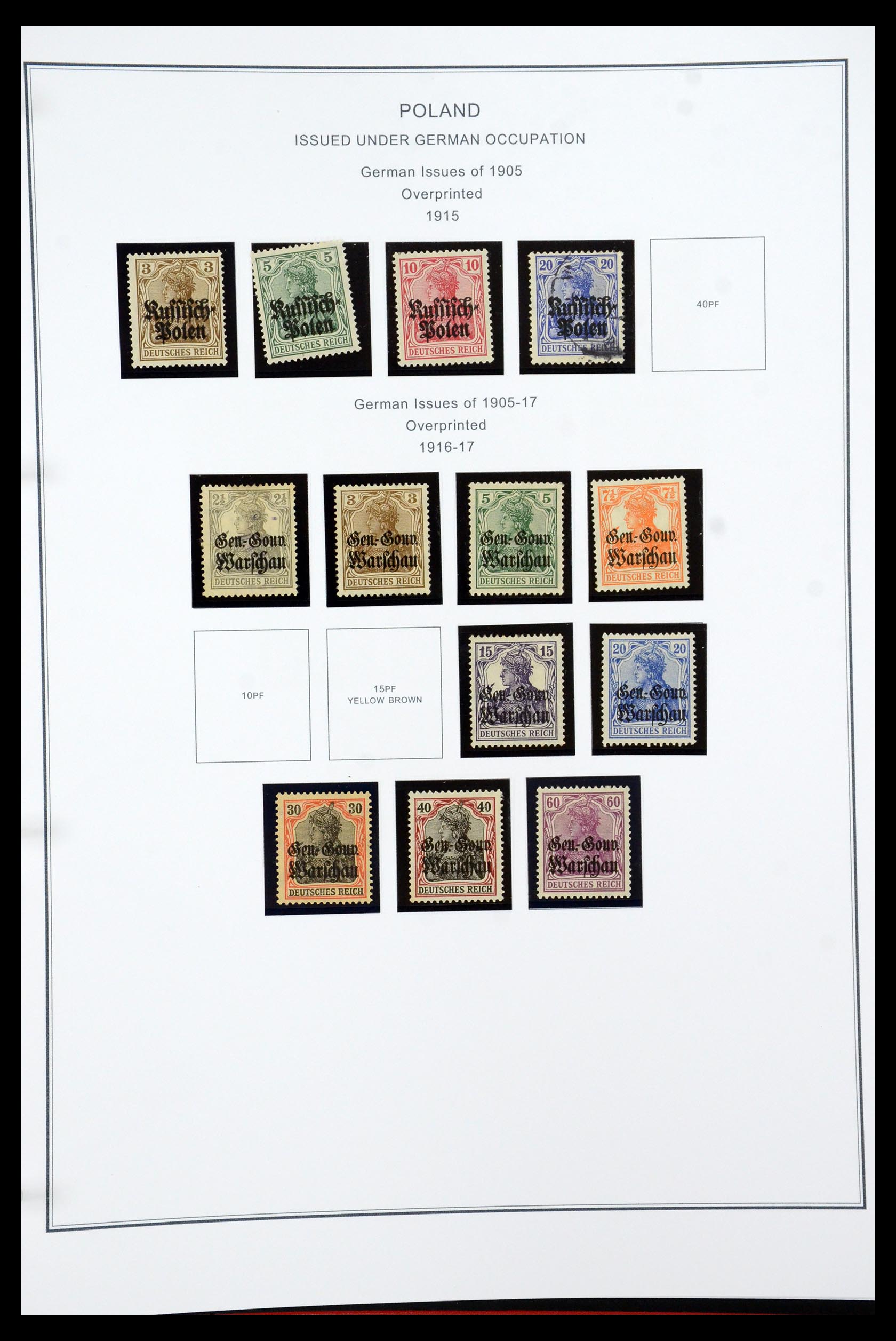 35906 033 - Postzegelverzameling 35906 Polen 1918-1995.