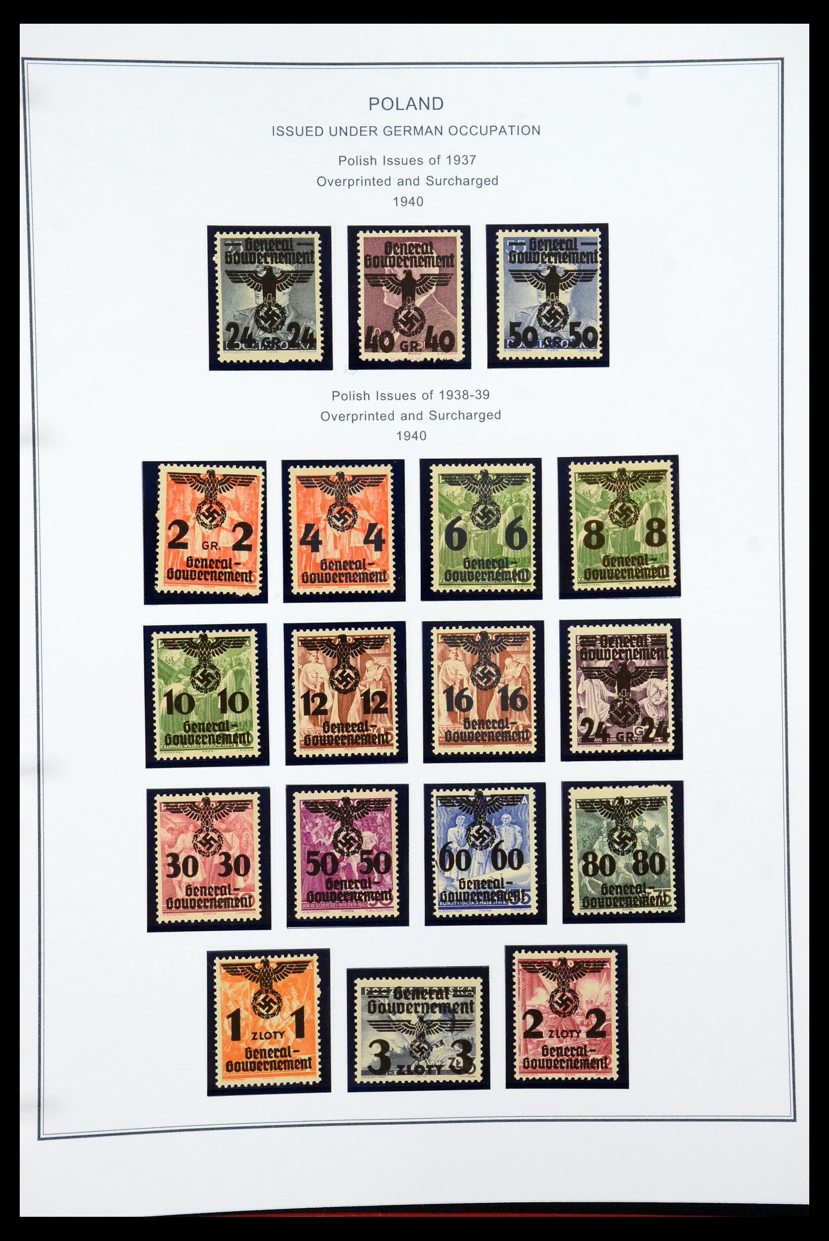 35906 035 - Postzegelverzameling 35906 Polen 1918-1995.