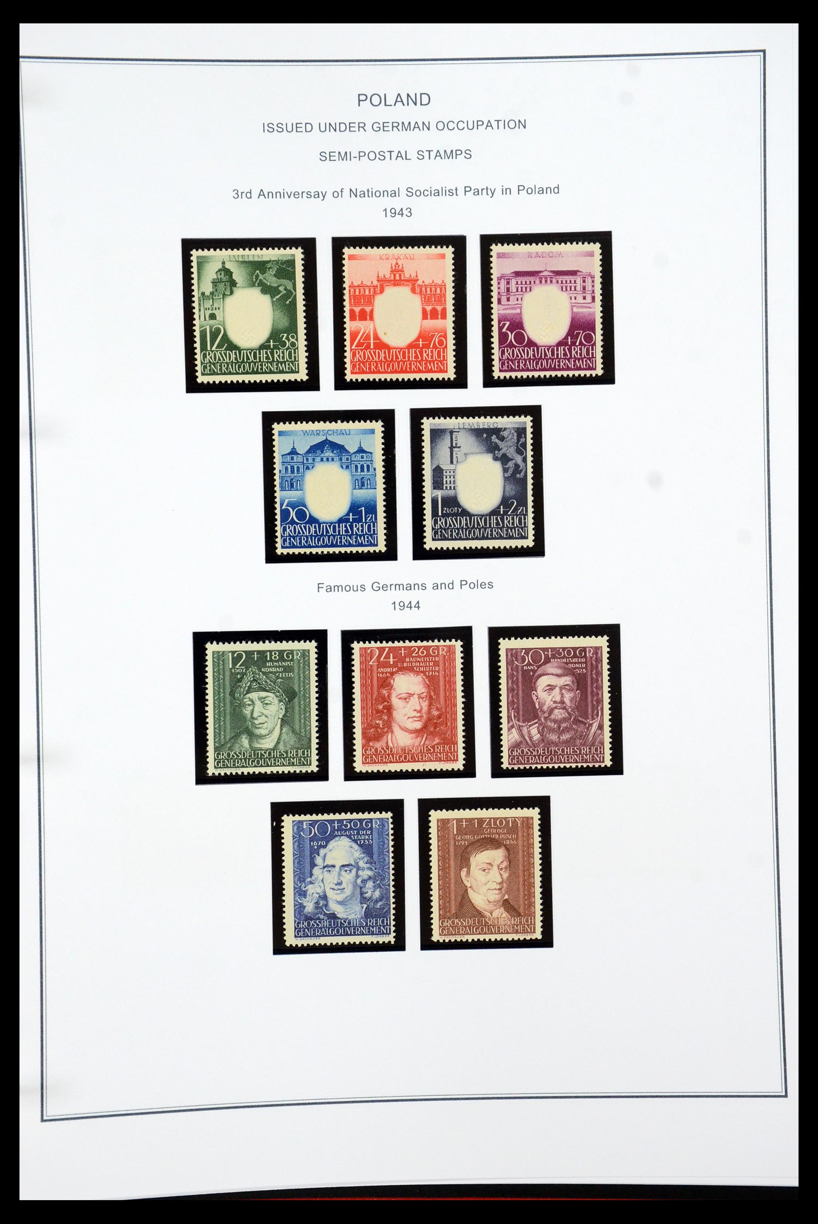 35906 045 - Postzegelverzameling 35906 Polen 1918-1995.
