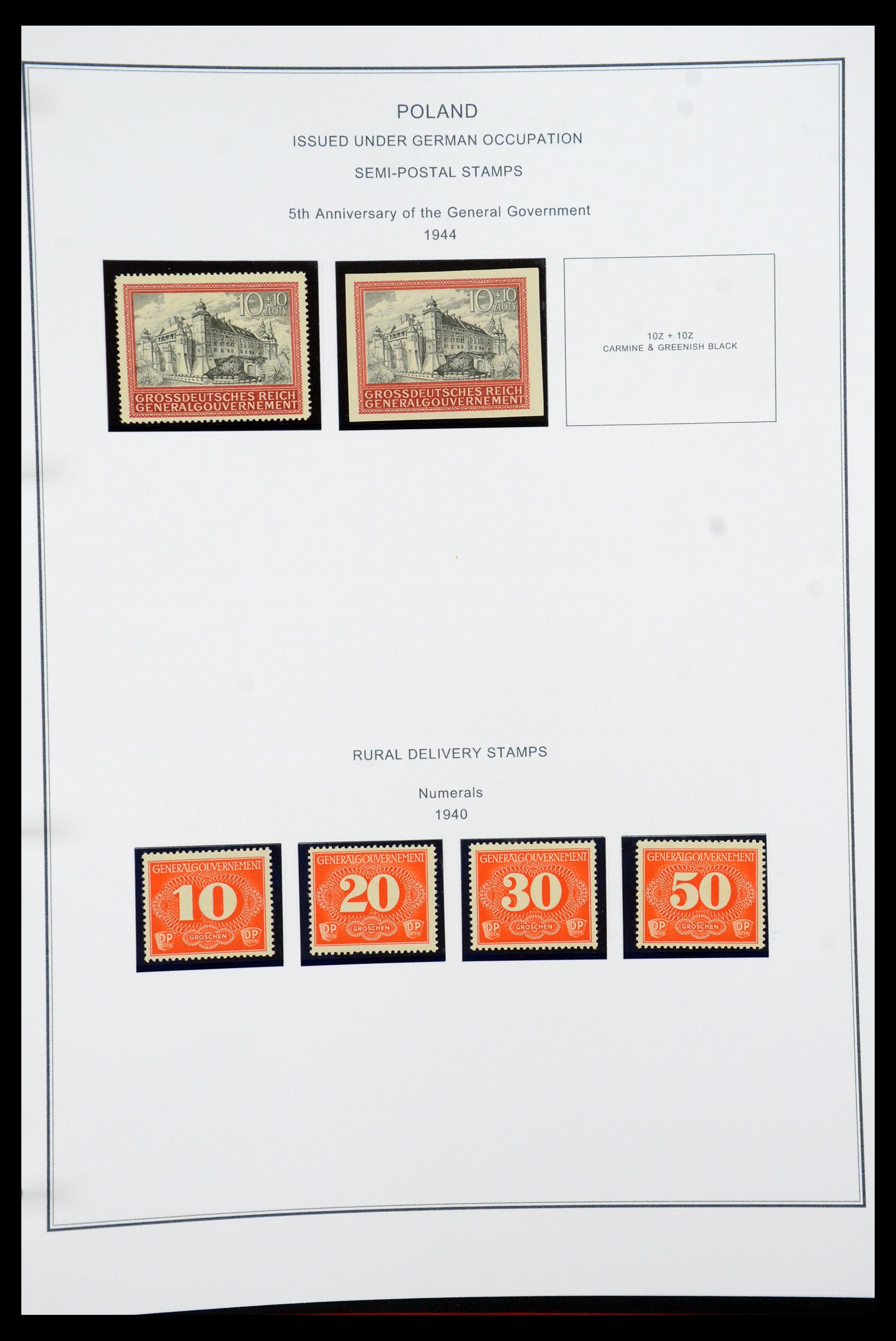 35906 046 - Postzegelverzameling 35906 Polen 1918-1995.