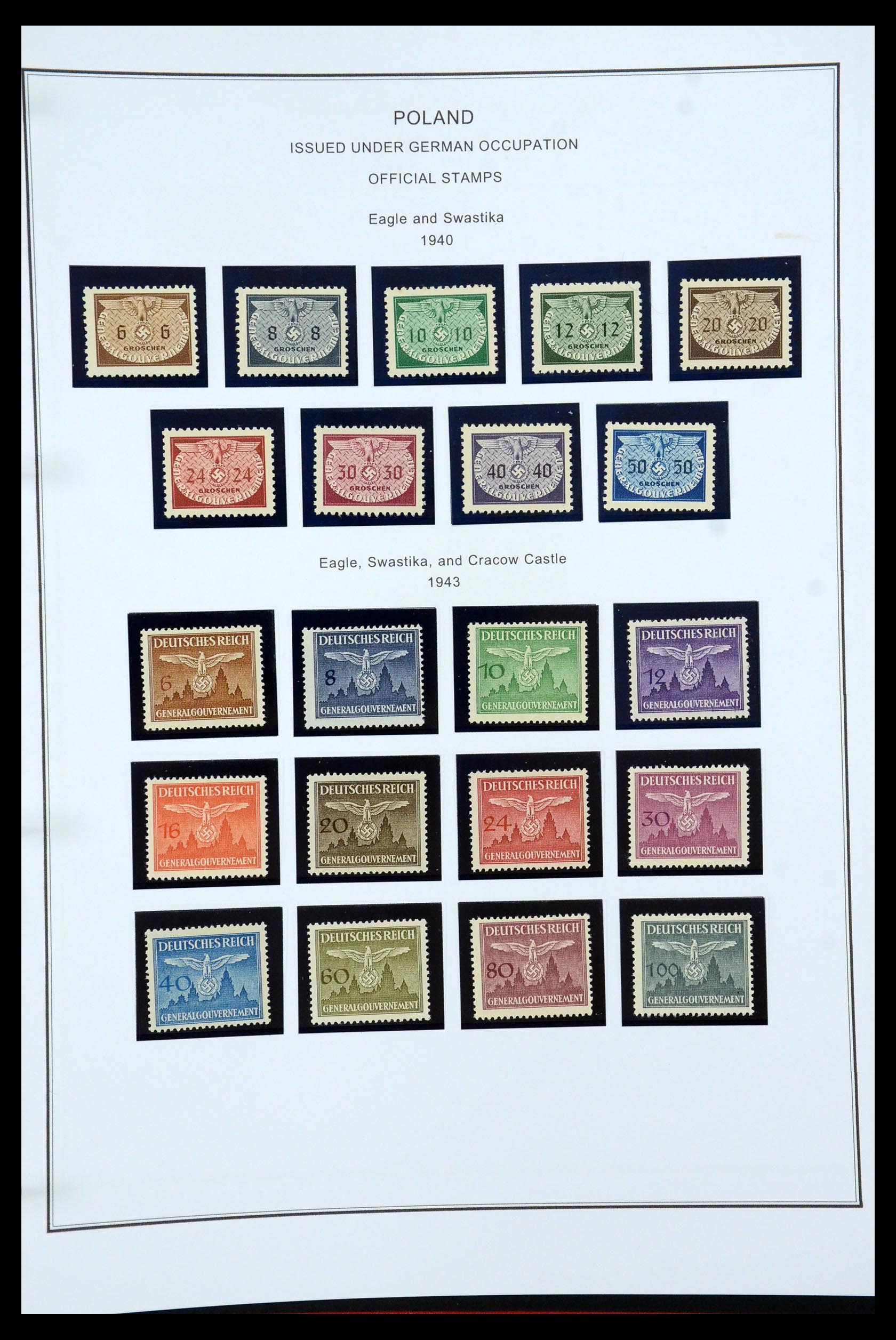 35906 048 - Postzegelverzameling 35906 Polen 1918-1995.